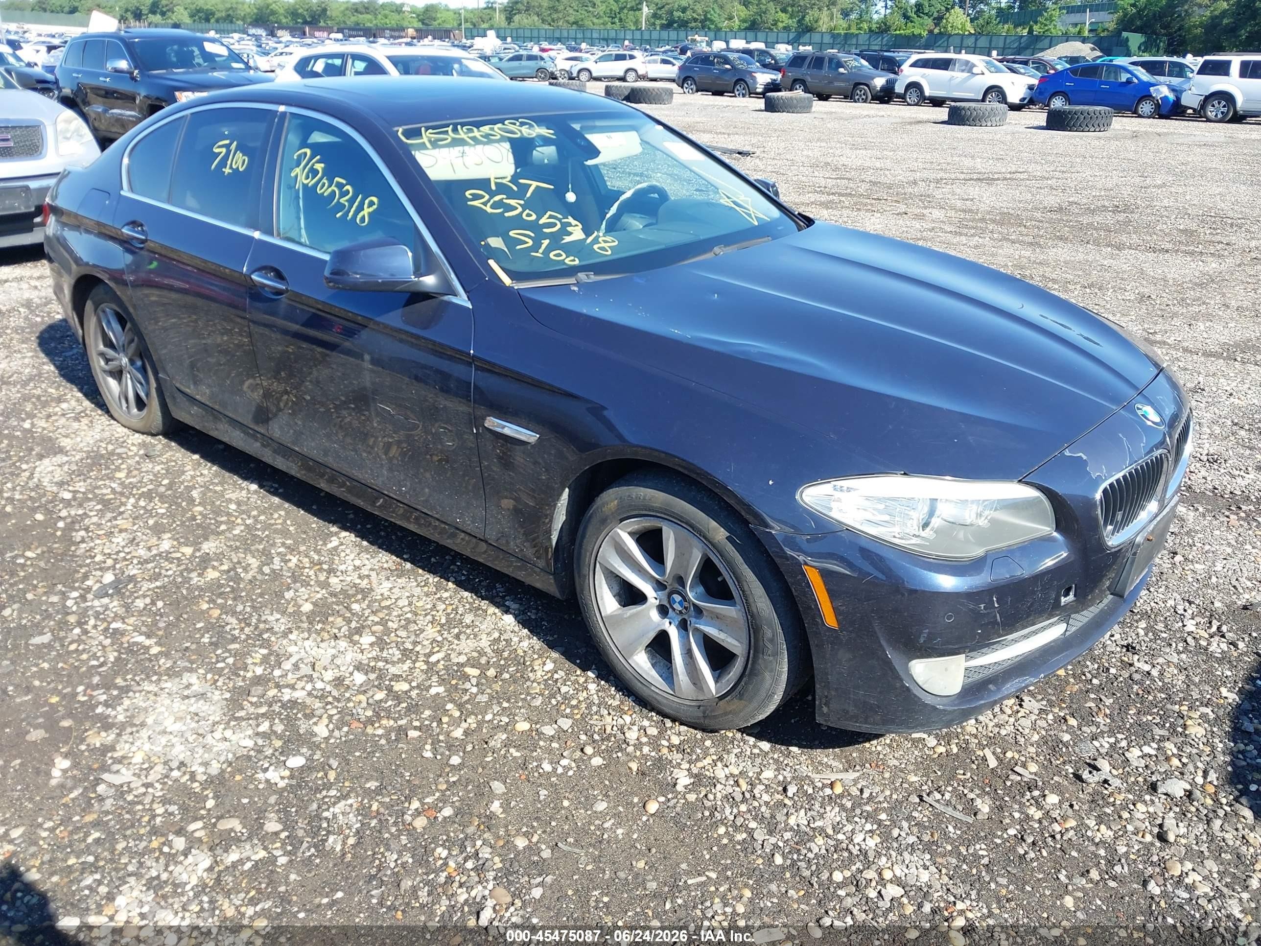 2011 Bmw 528i   Blue vin: WBAFR1C51BC740166