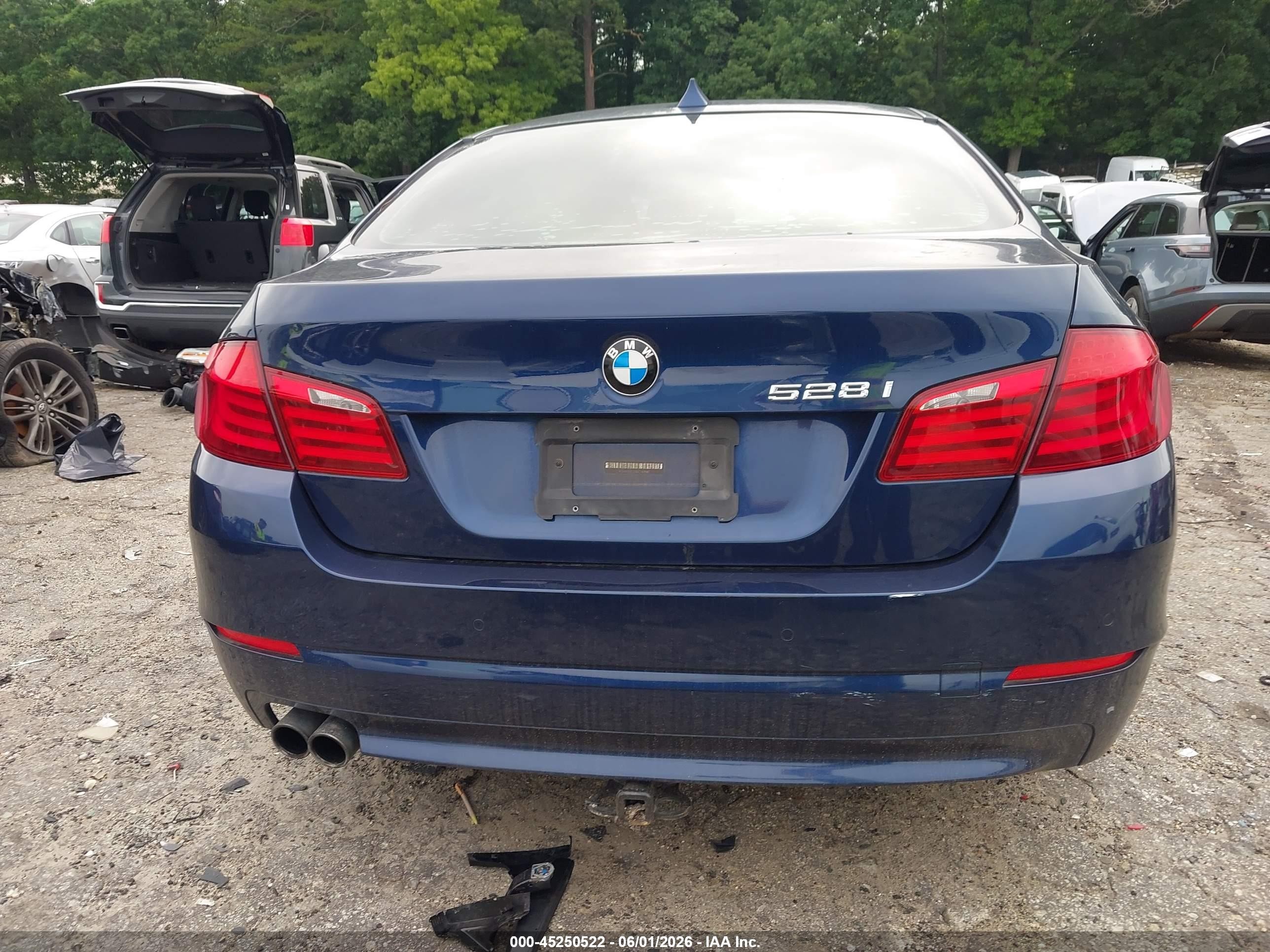 2011 Bmw 528i   Blue vin: WBAFR1C51BC741981