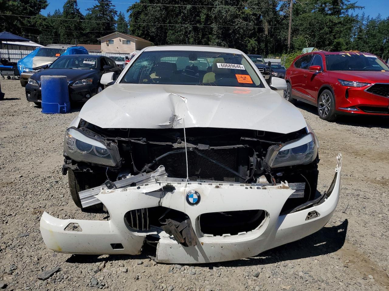 2011 Bmw 528 I White vin: WBAFR1C52BC741889