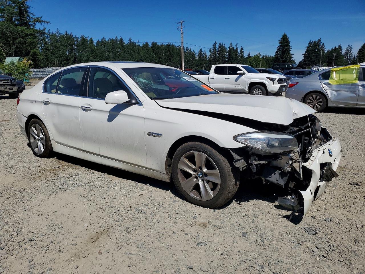 2011 Bmw 528 I White vin: WBAFR1C52BC741889