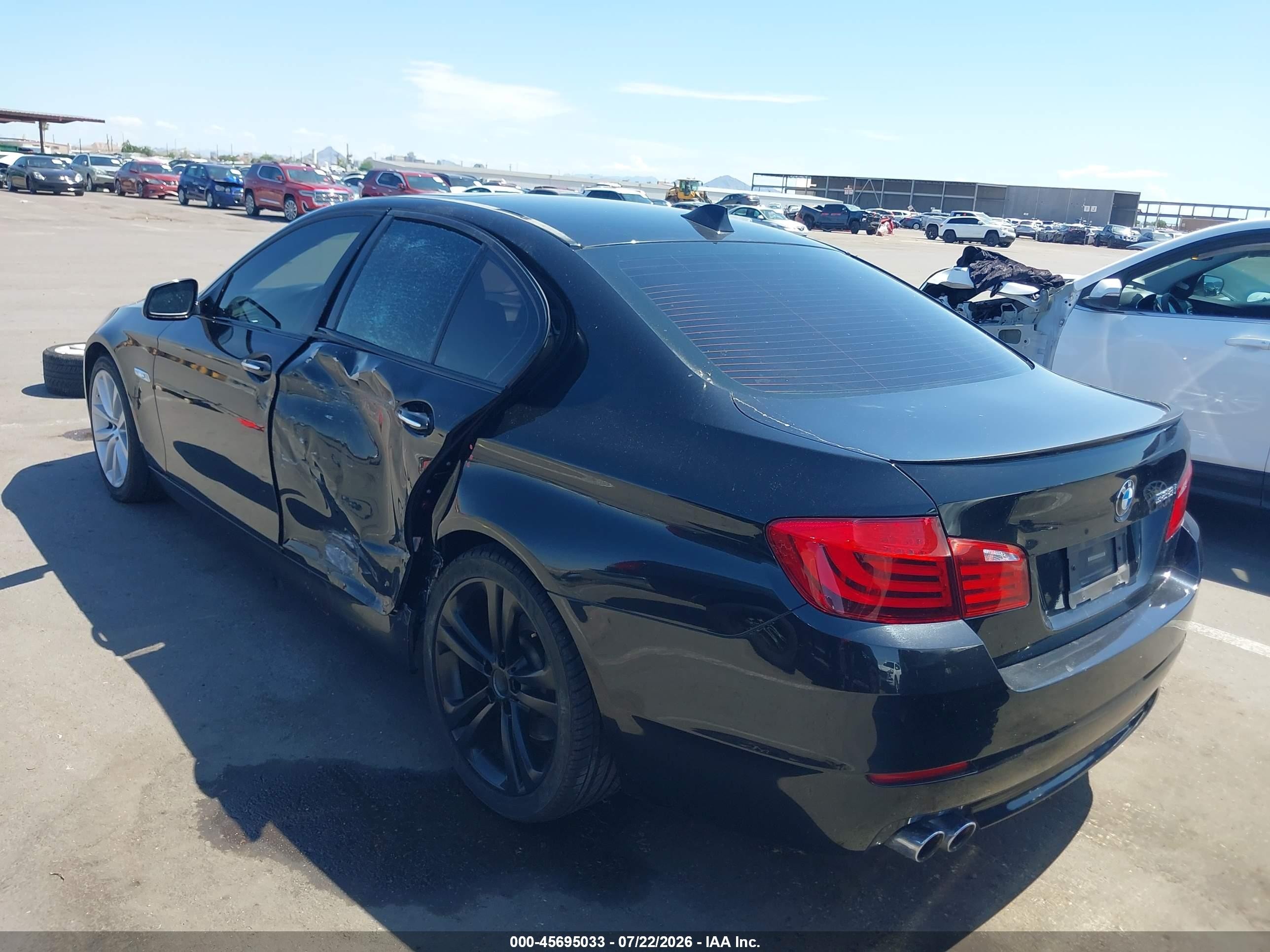 2011 Bmw 528i   Black vin: WBAFR1C52BC744789