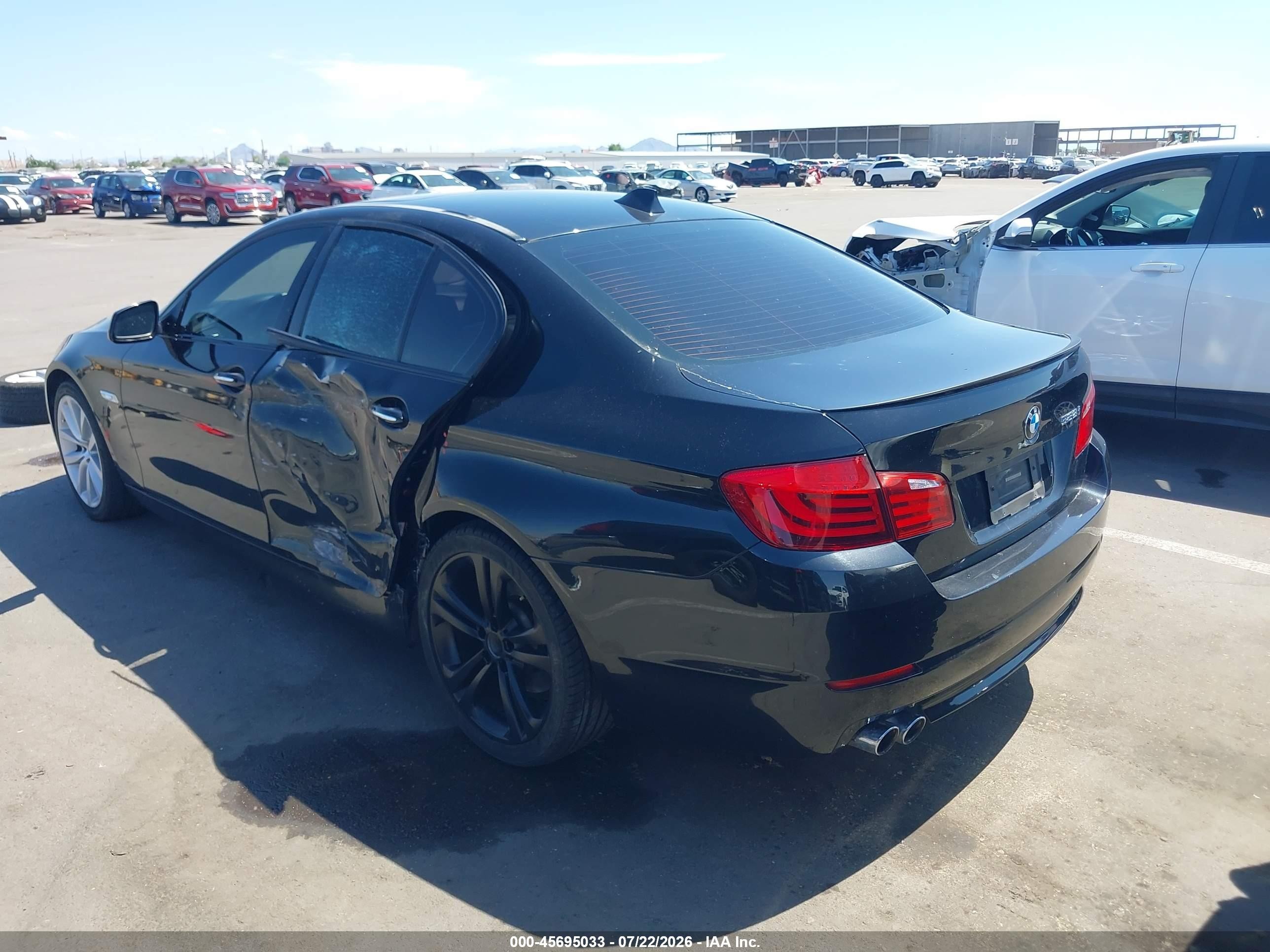 2011 Bmw 528i   Black vin: WBAFR1C52BC744789