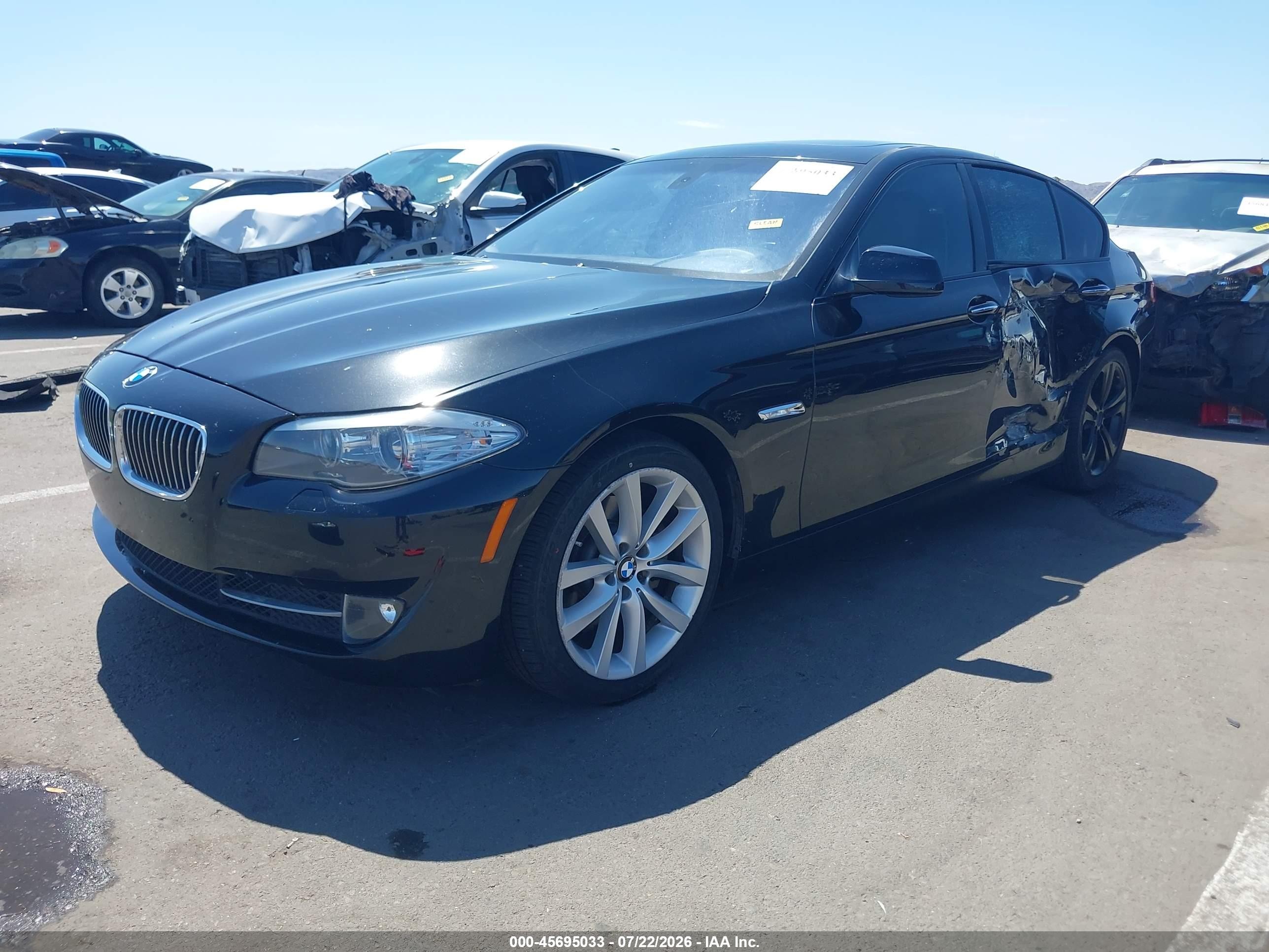 2011 Bmw 528i   Black vin: WBAFR1C52BC744789
