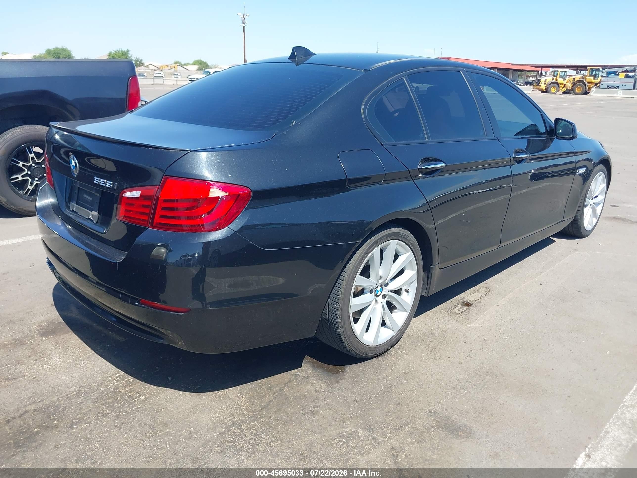 2011 Bmw 528i   Black vin: WBAFR1C52BC744789