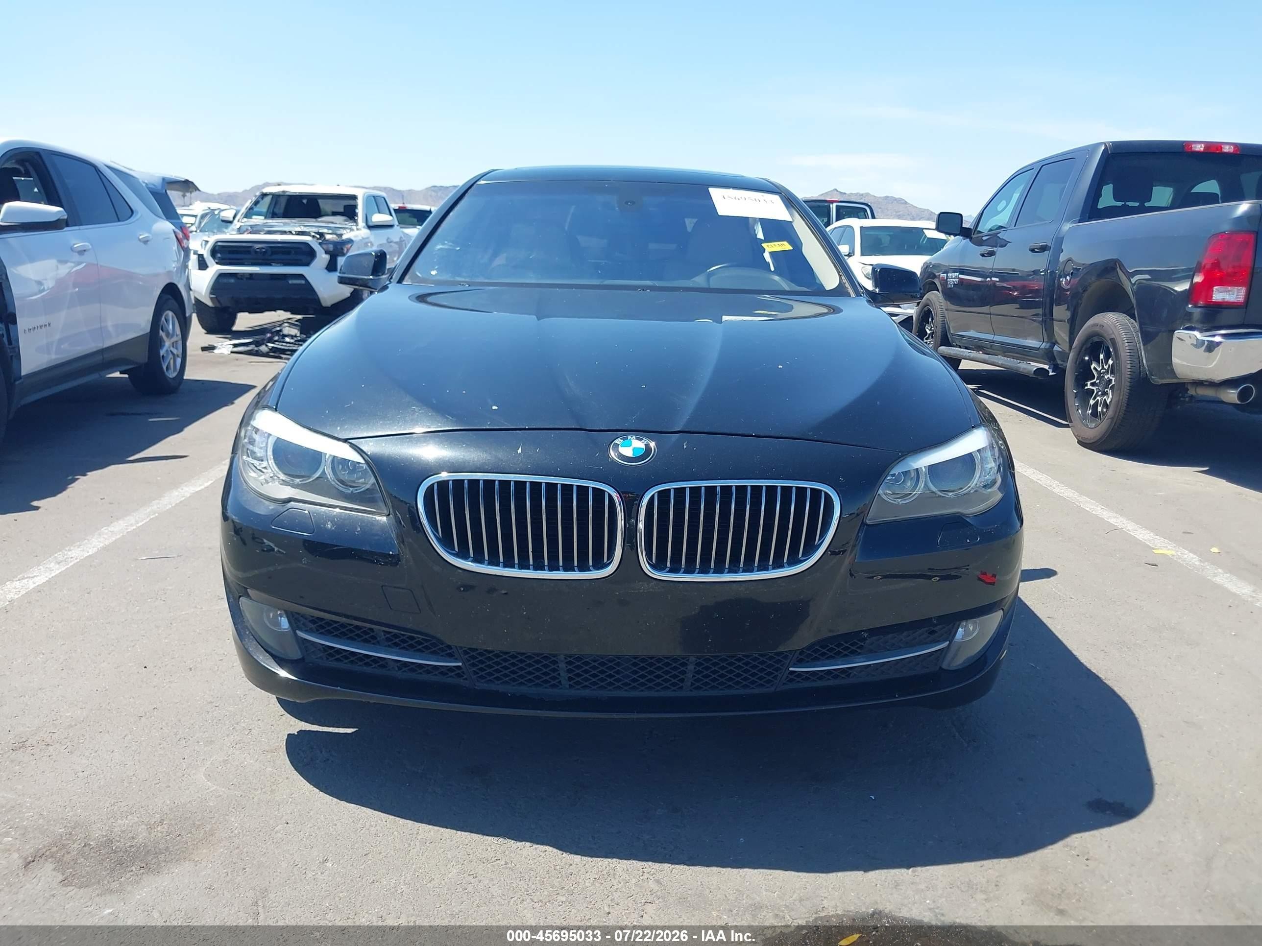 2011 Bmw 528i   Black vin: WBAFR1C52BC744789