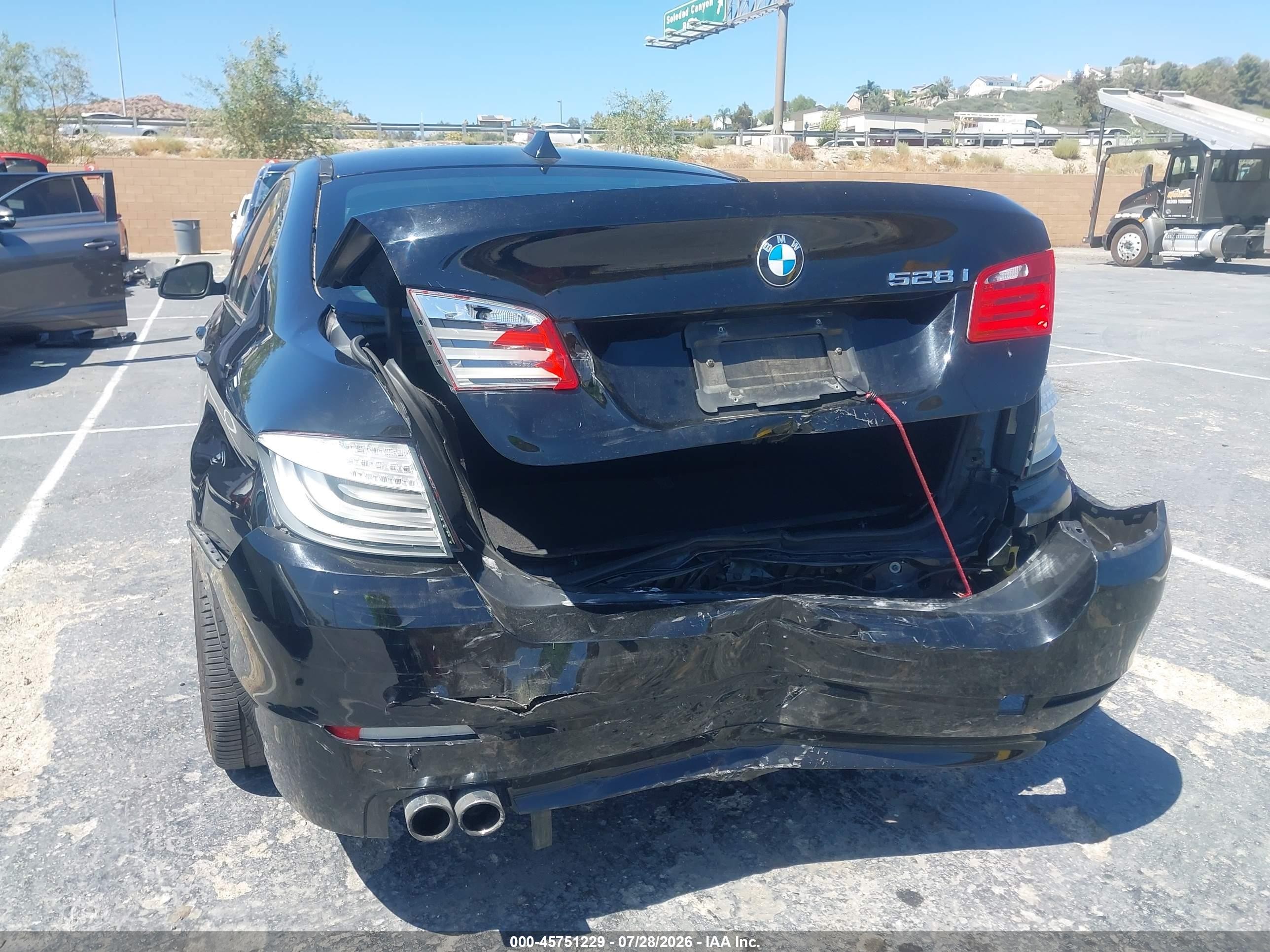 2011 Bmw 528i   Black vin: WBAFR1C52BC749071