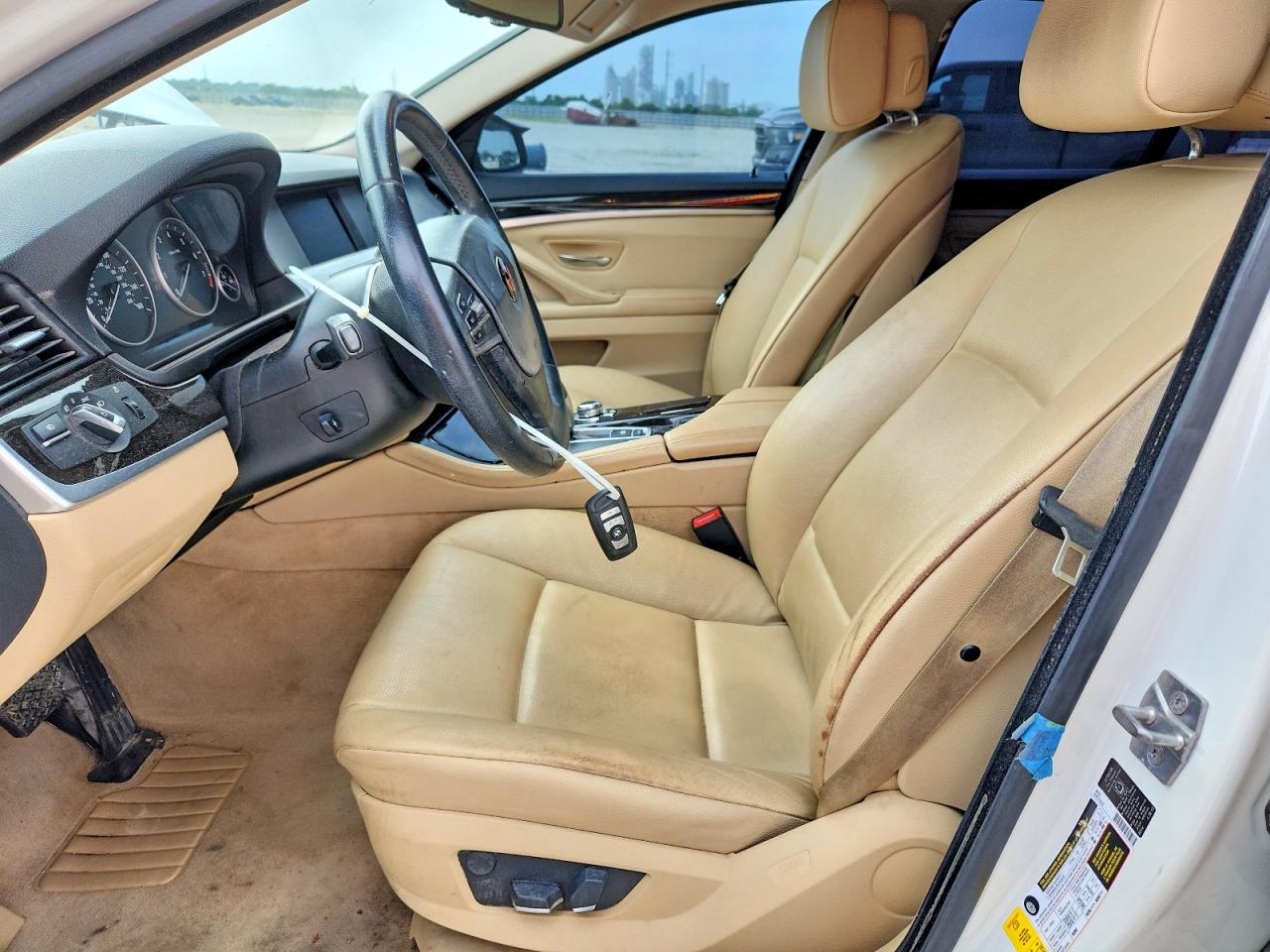 2011 Bmw 528 I White vin: WBAFR1C52BC749507