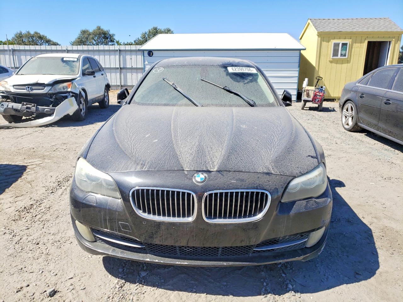 2011 Bmw 528 I Черный vin: WBAFR1C53BC672601