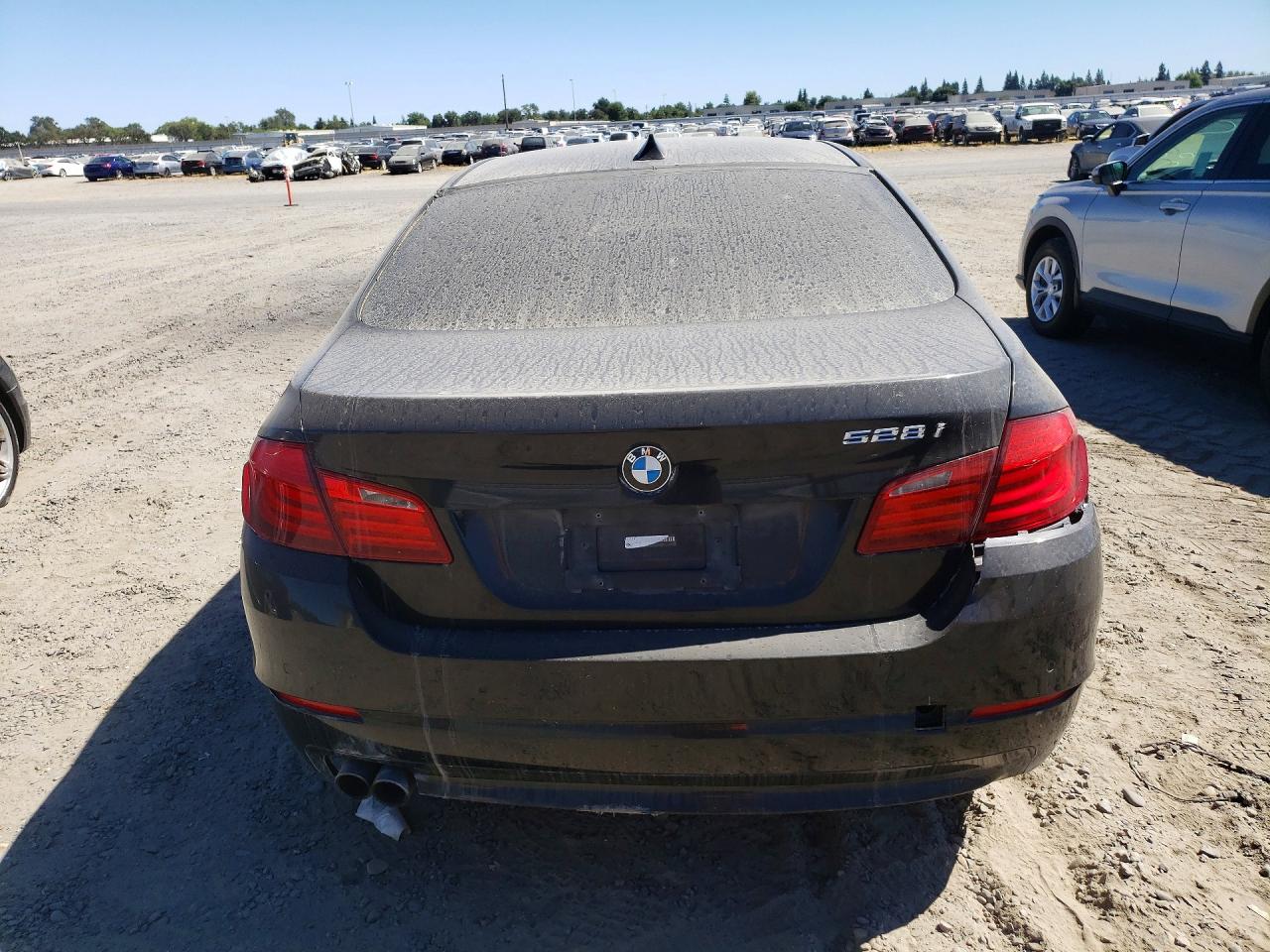 2011 Bmw 528 I Черный vin: WBAFR1C53BC672601