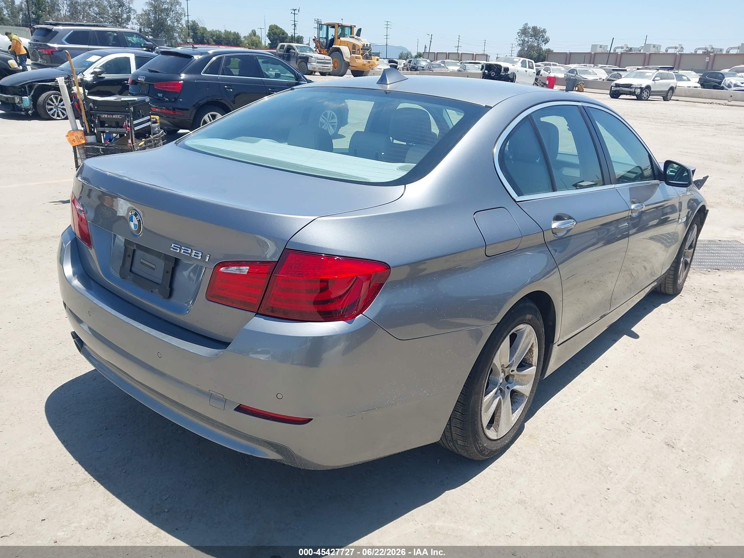 2011 Bmw 528i   Gray vin: WBAFR1C53BC742601