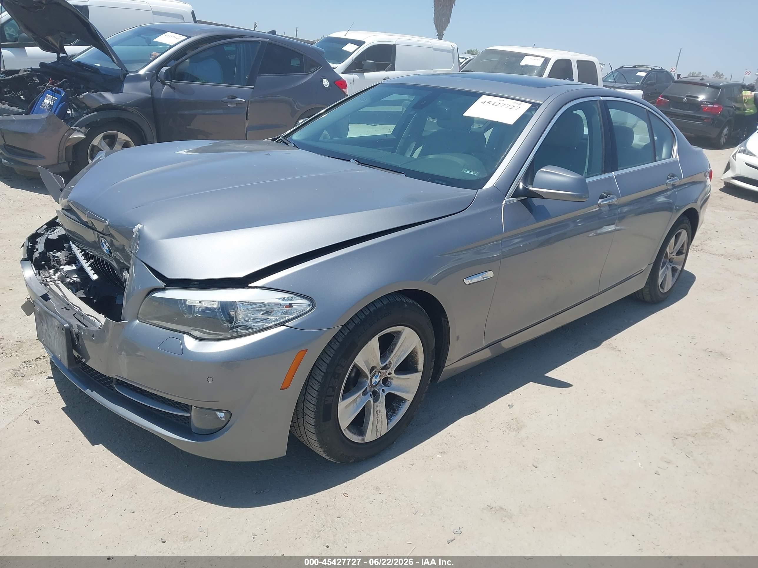2011 Bmw 528i   Gray vin: WBAFR1C53BC742601