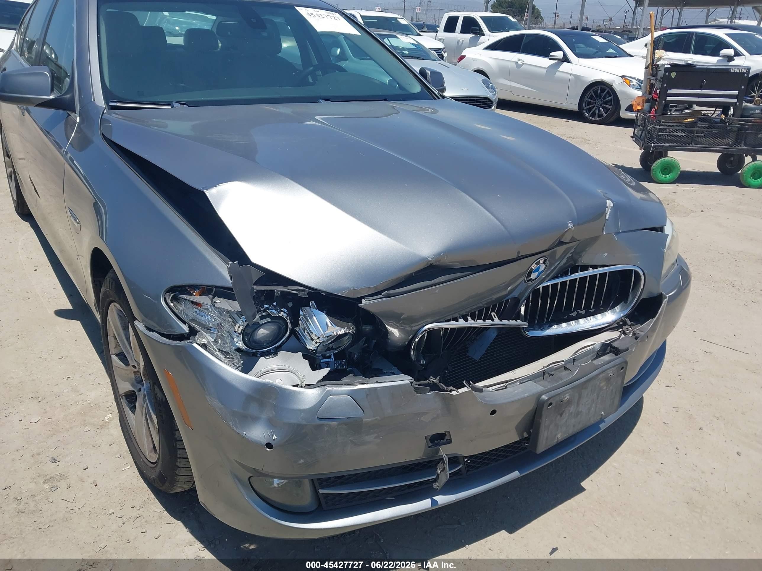 2011 Bmw 528i   Gray vin: WBAFR1C53BC742601
