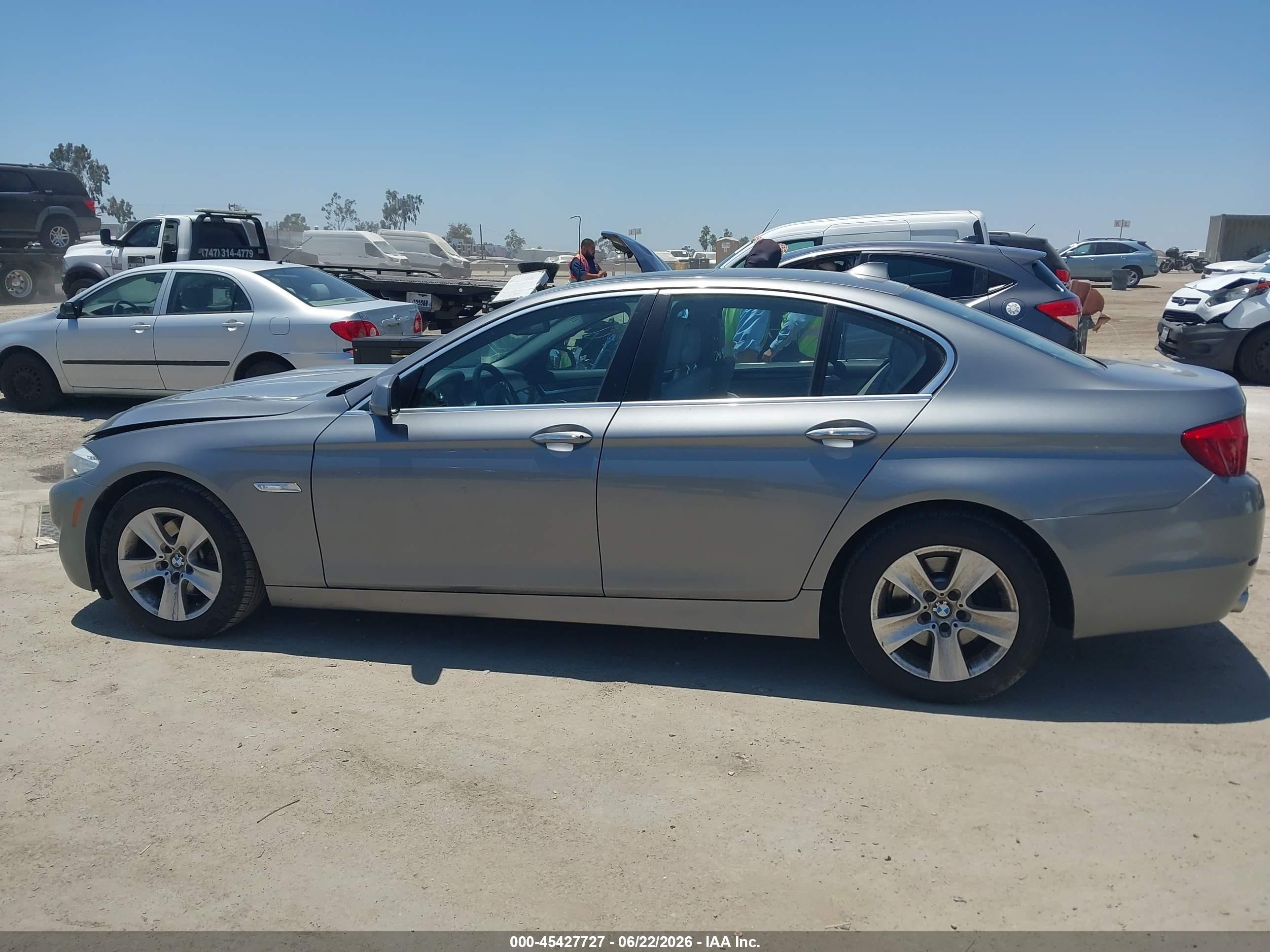 2011 Bmw 528i   Gray vin: WBAFR1C53BC742601