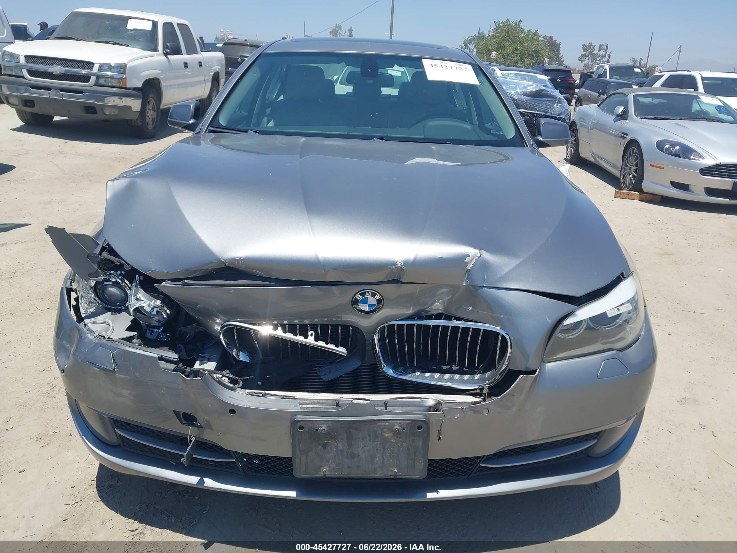 2011 Bmw 528i   Gray vin: WBAFR1C53BC742601