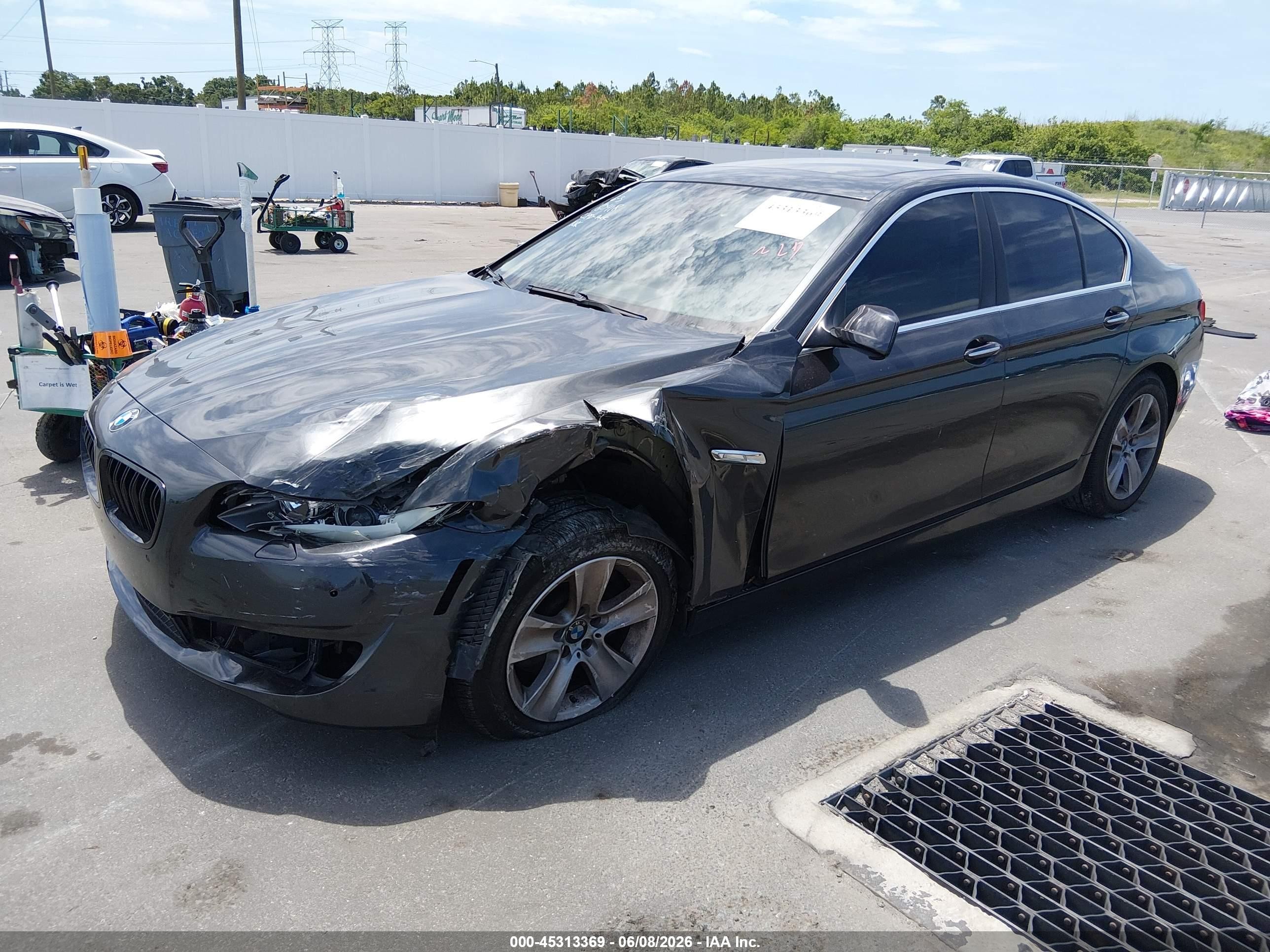 2011 Bmw 528i   Gray vin: WBAFR1C53BC744901