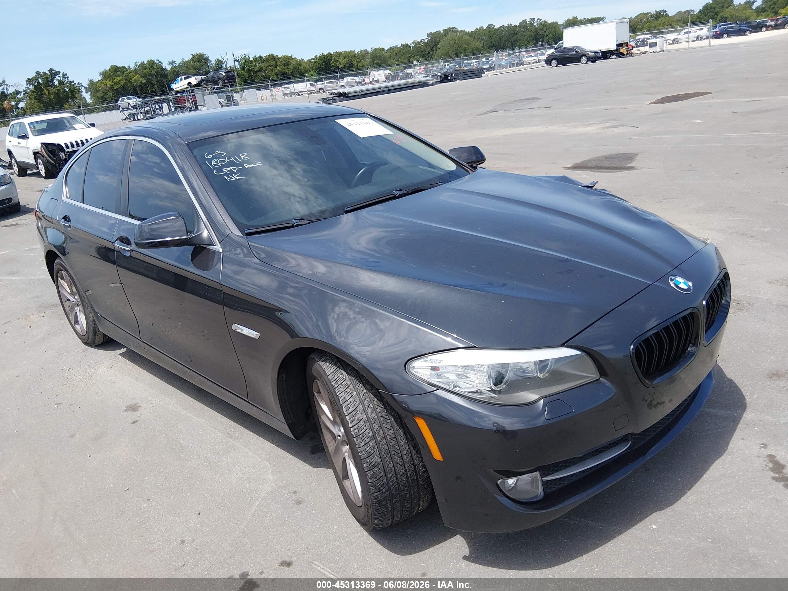 2011 Bmw 528i   Gray vin: WBAFR1C53BC744901