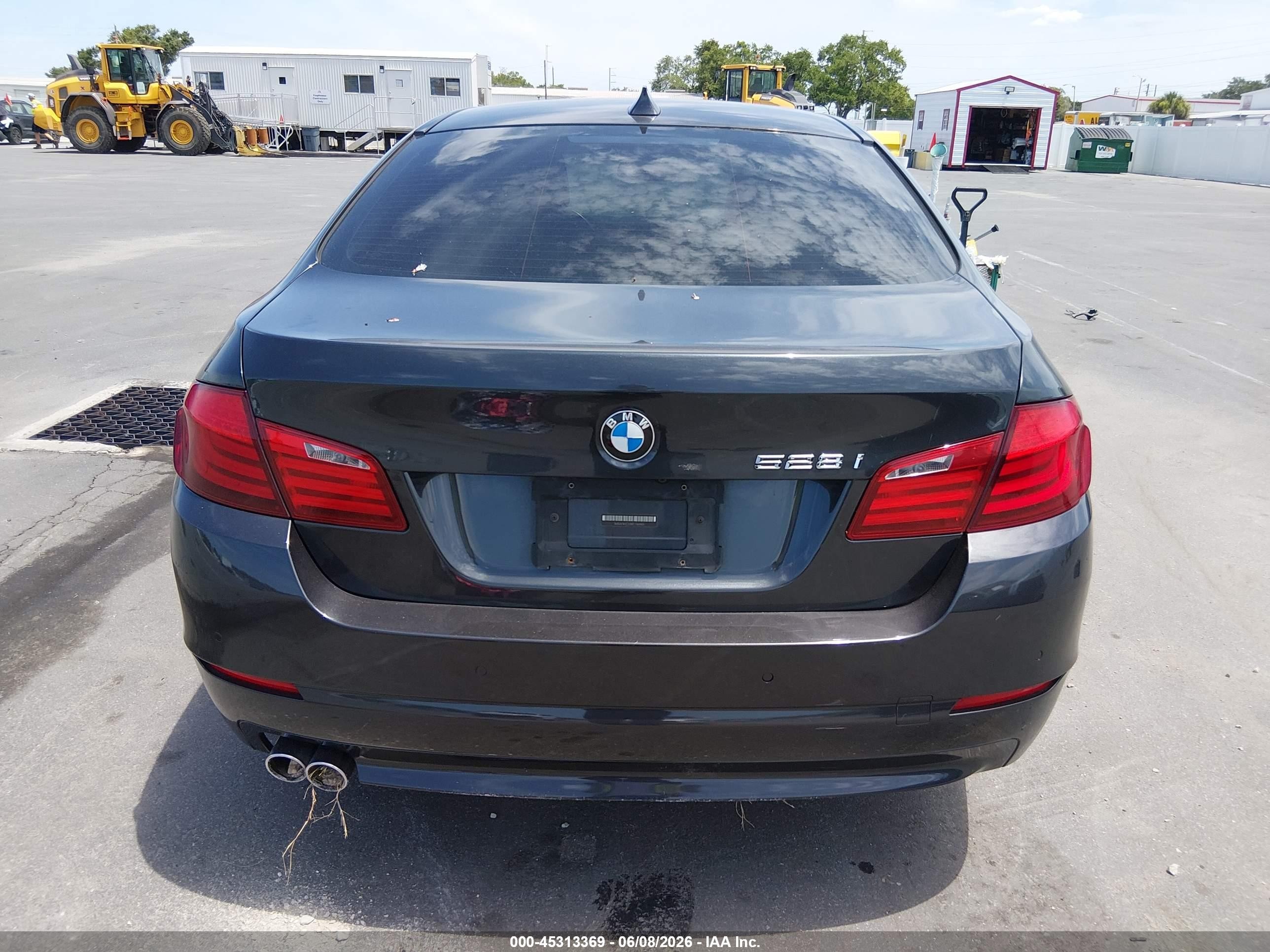 2011 Bmw 528i   Gray vin: WBAFR1C53BC744901
