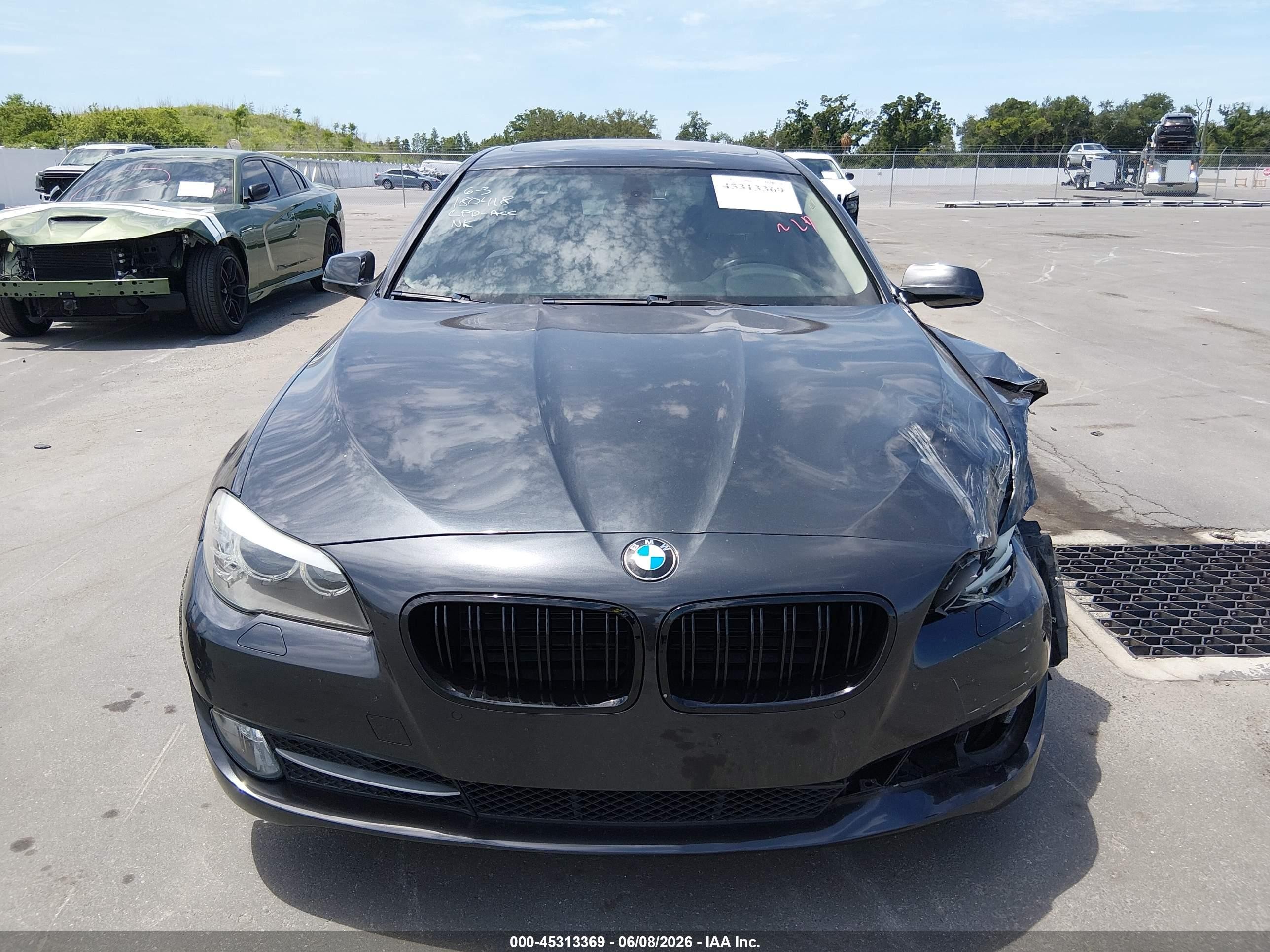 2011 Bmw 528i   Gray vin: WBAFR1C53BC744901