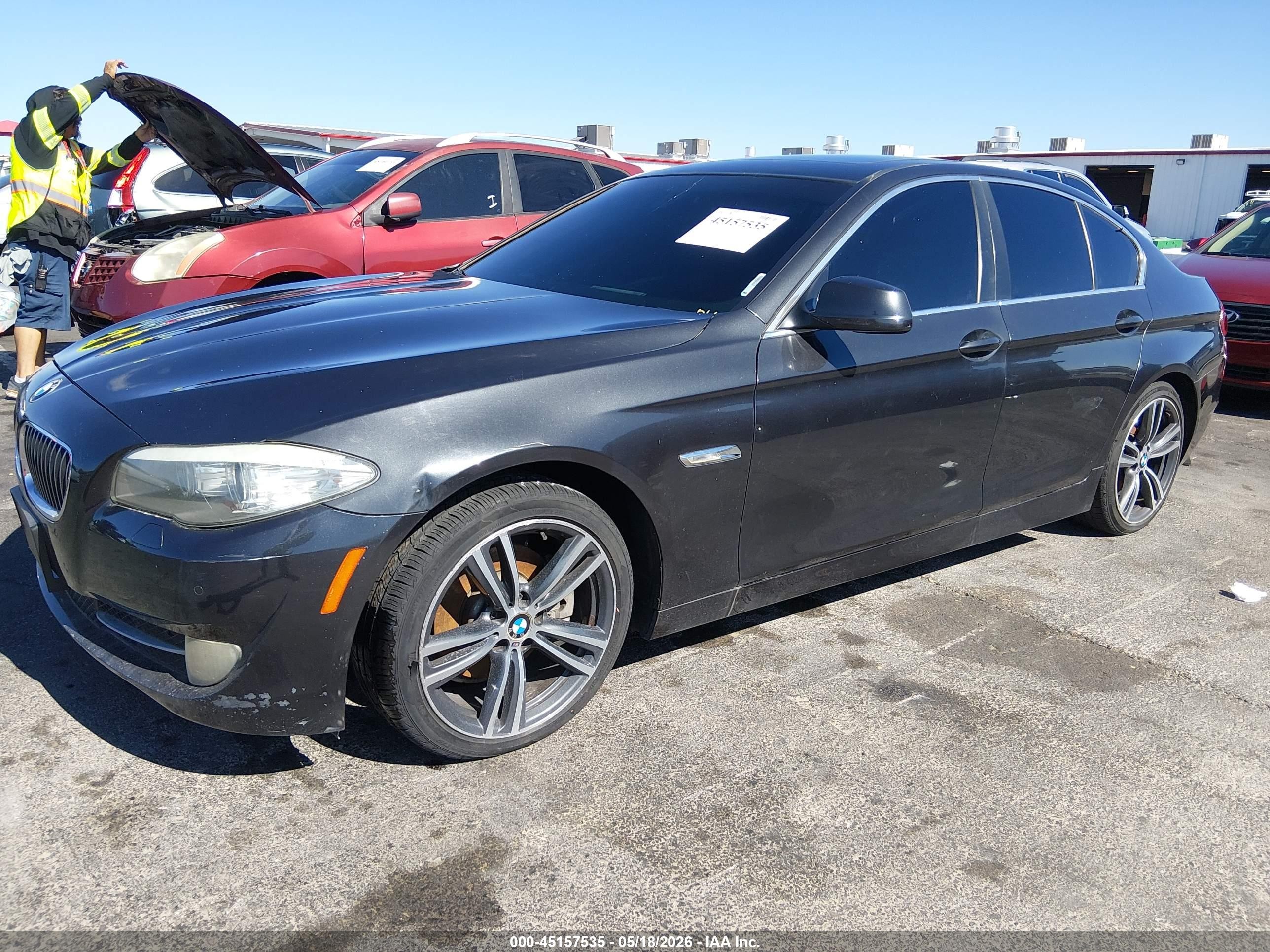 2011 Bmw 528i   Gray vin: WBAFR1C54BC738024