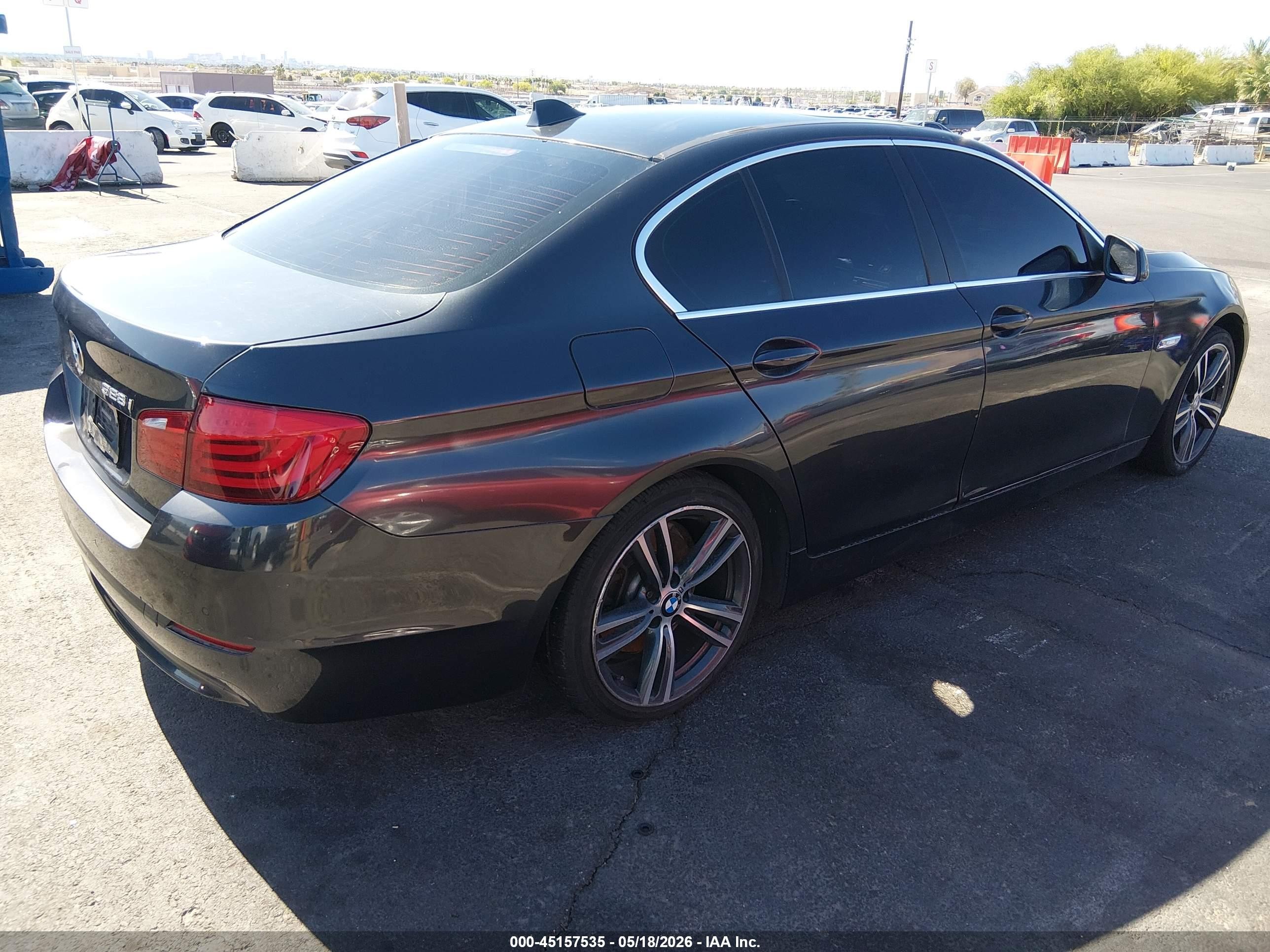 2011 Bmw 528i   Gray vin: WBAFR1C54BC738024
