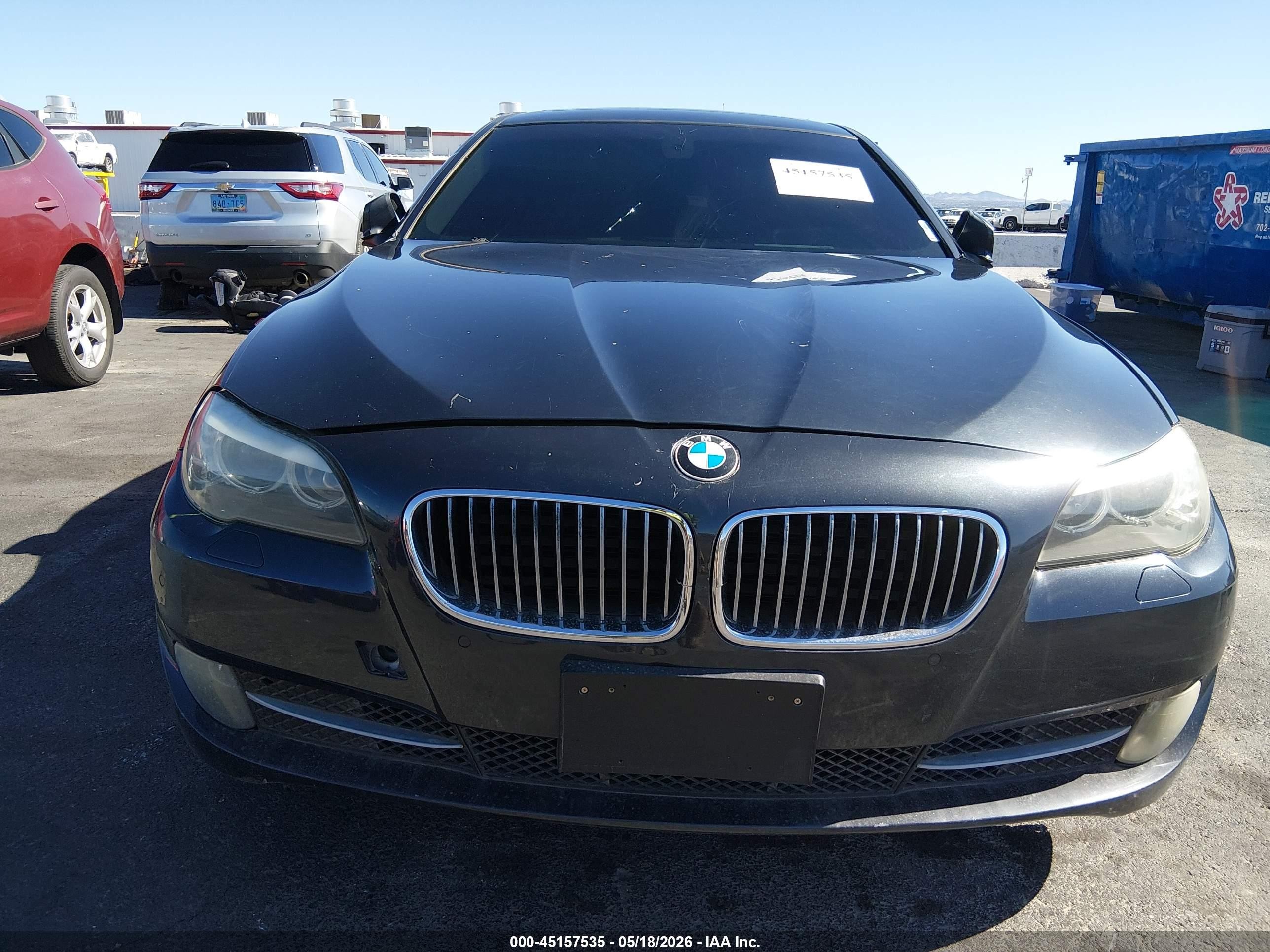 2011 Bmw 528i   Gray vin: WBAFR1C54BC738024