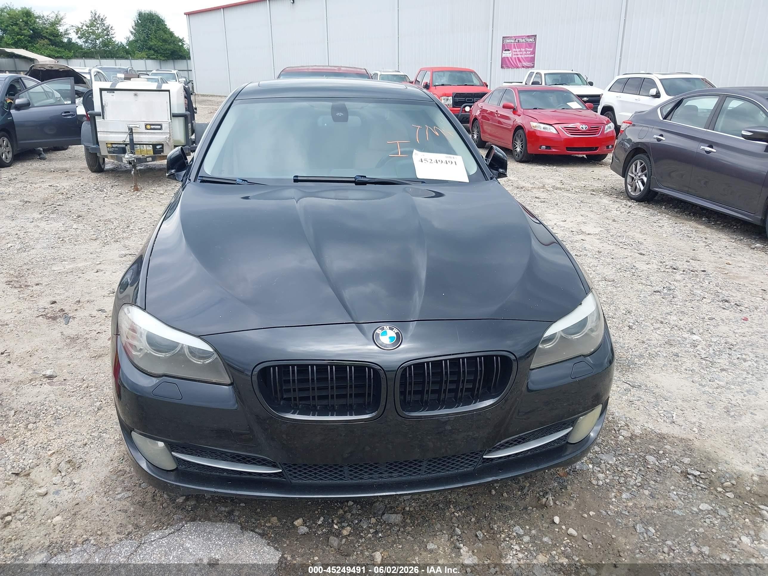 2011 Bmw 528i   Black vin: WBAFR1C54BC739612