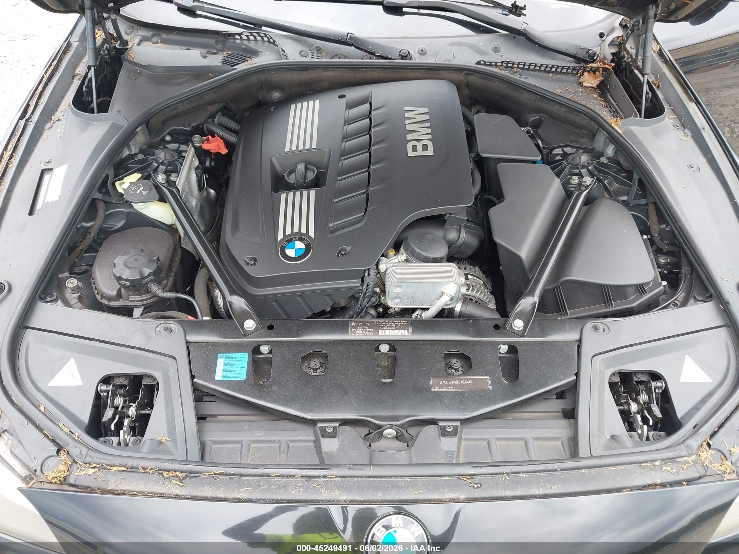 2011 Bmw 528i   Black vin: WBAFR1C54BC739612