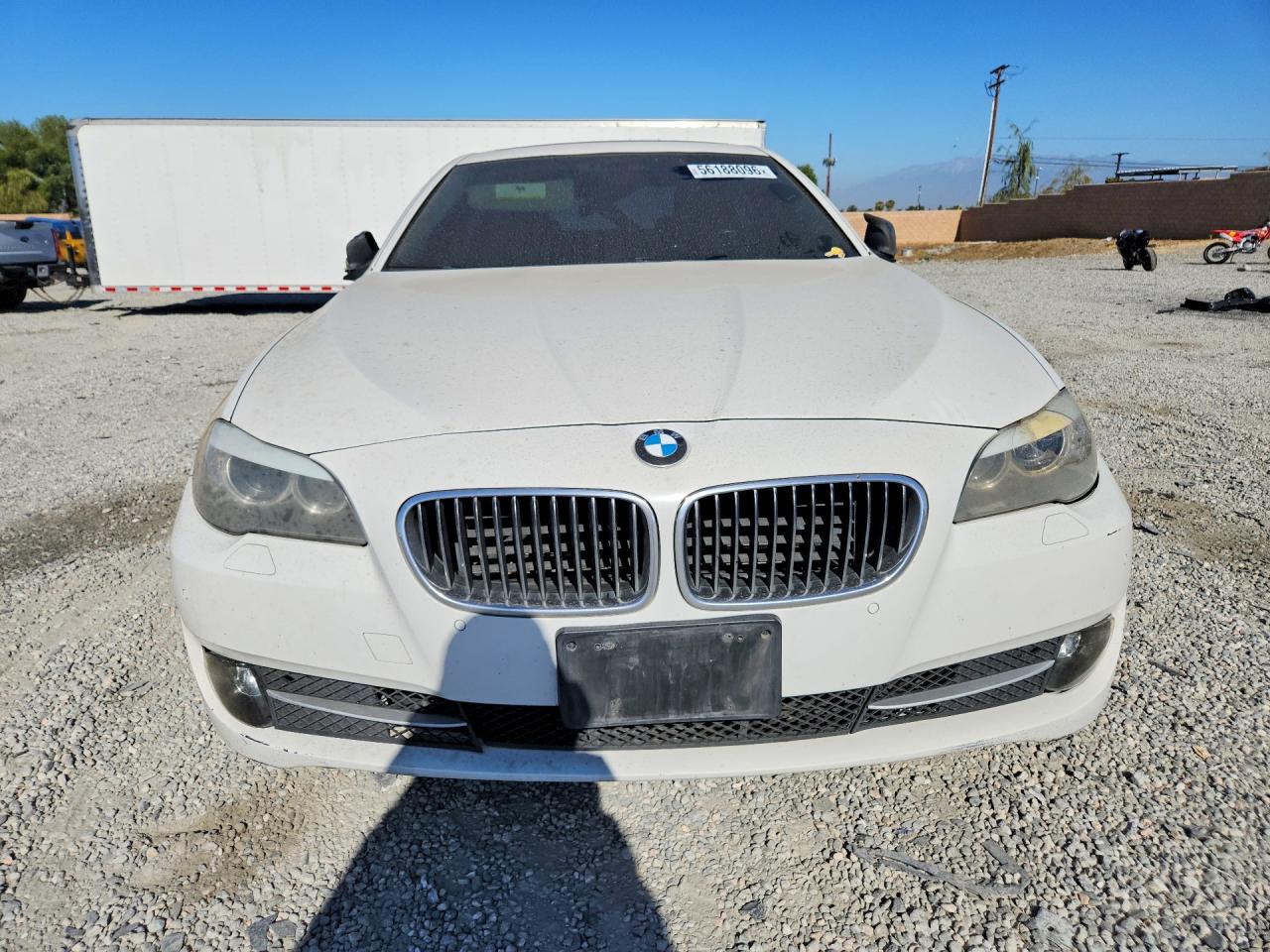 2011 Bmw 528 I White vin: WBAFR1C54BC742655
