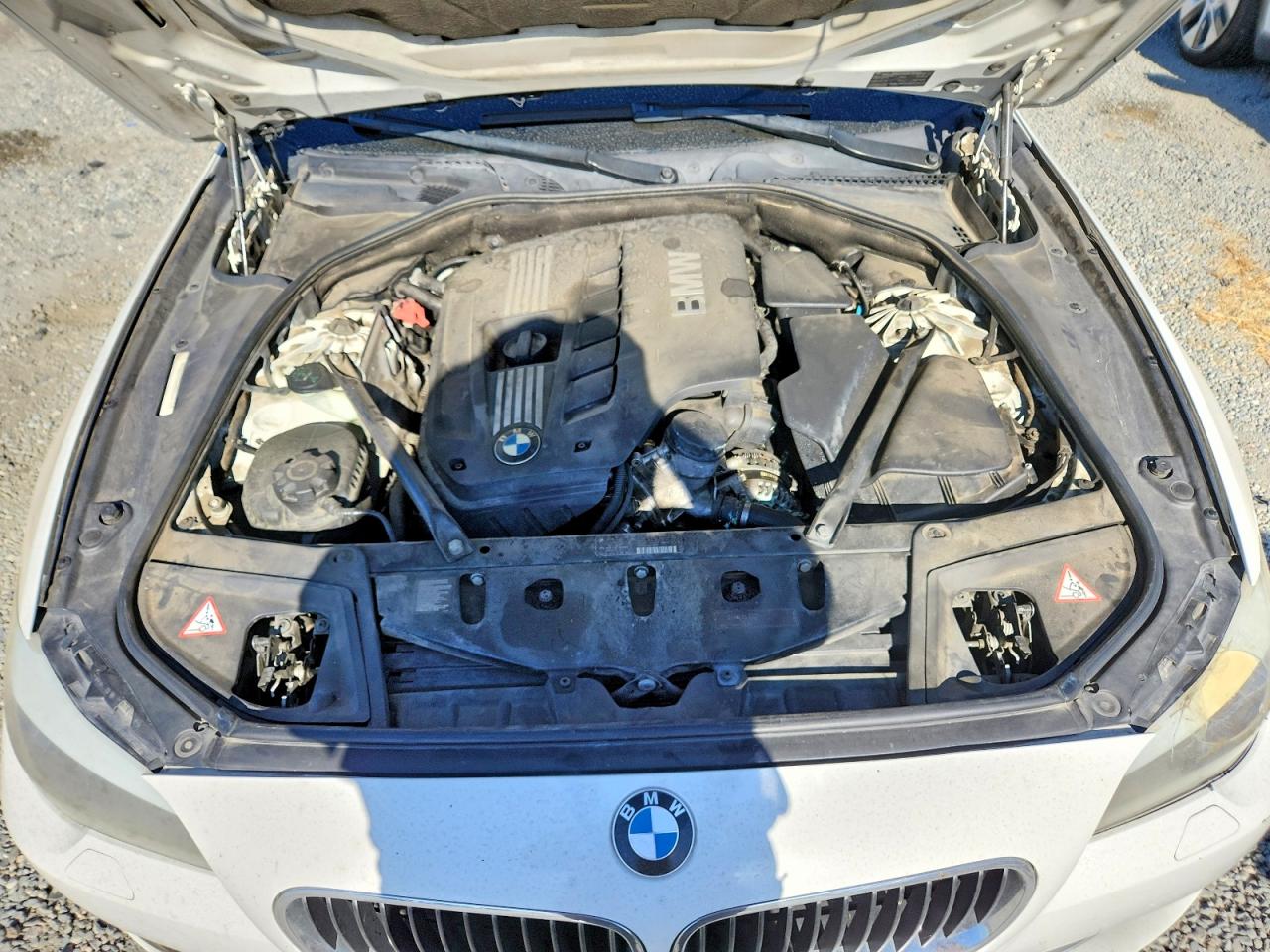 2011 Bmw 528 I White vin: WBAFR1C54BC742655