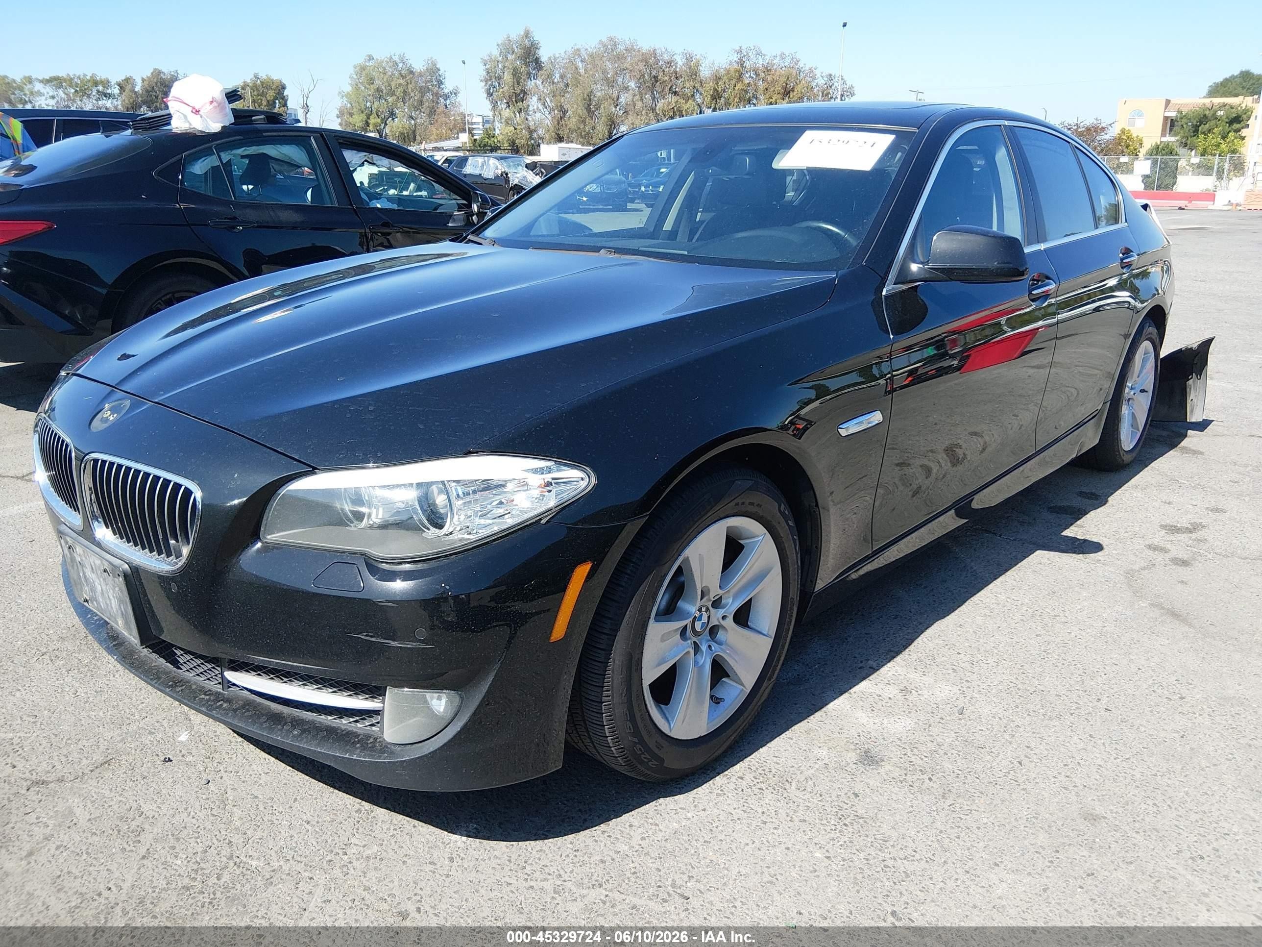 2011 Bmw 528i   Black vin: WBAFR1C54BDJ97597