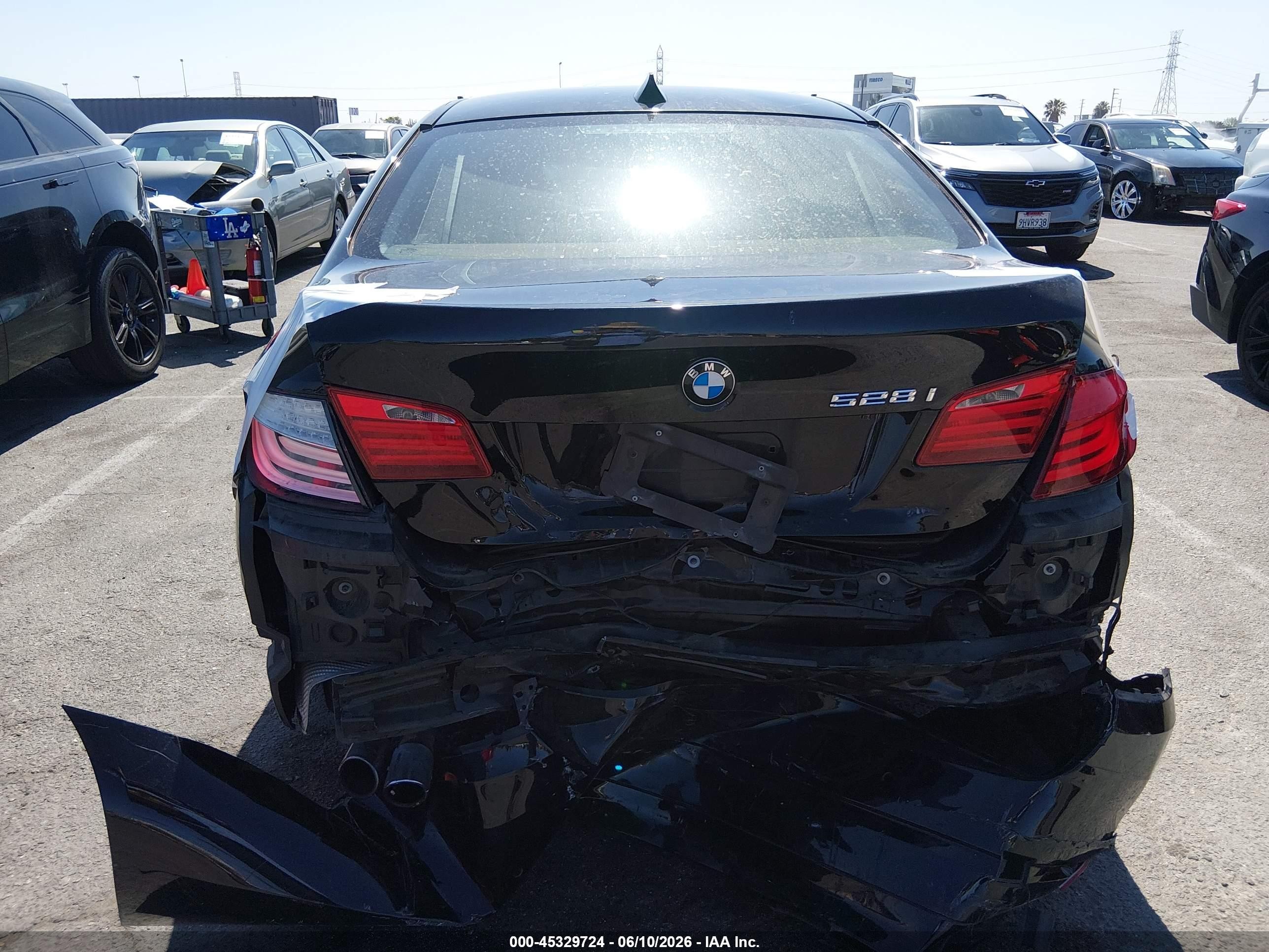 2011 Bmw 528i   Black vin: WBAFR1C54BDJ97597