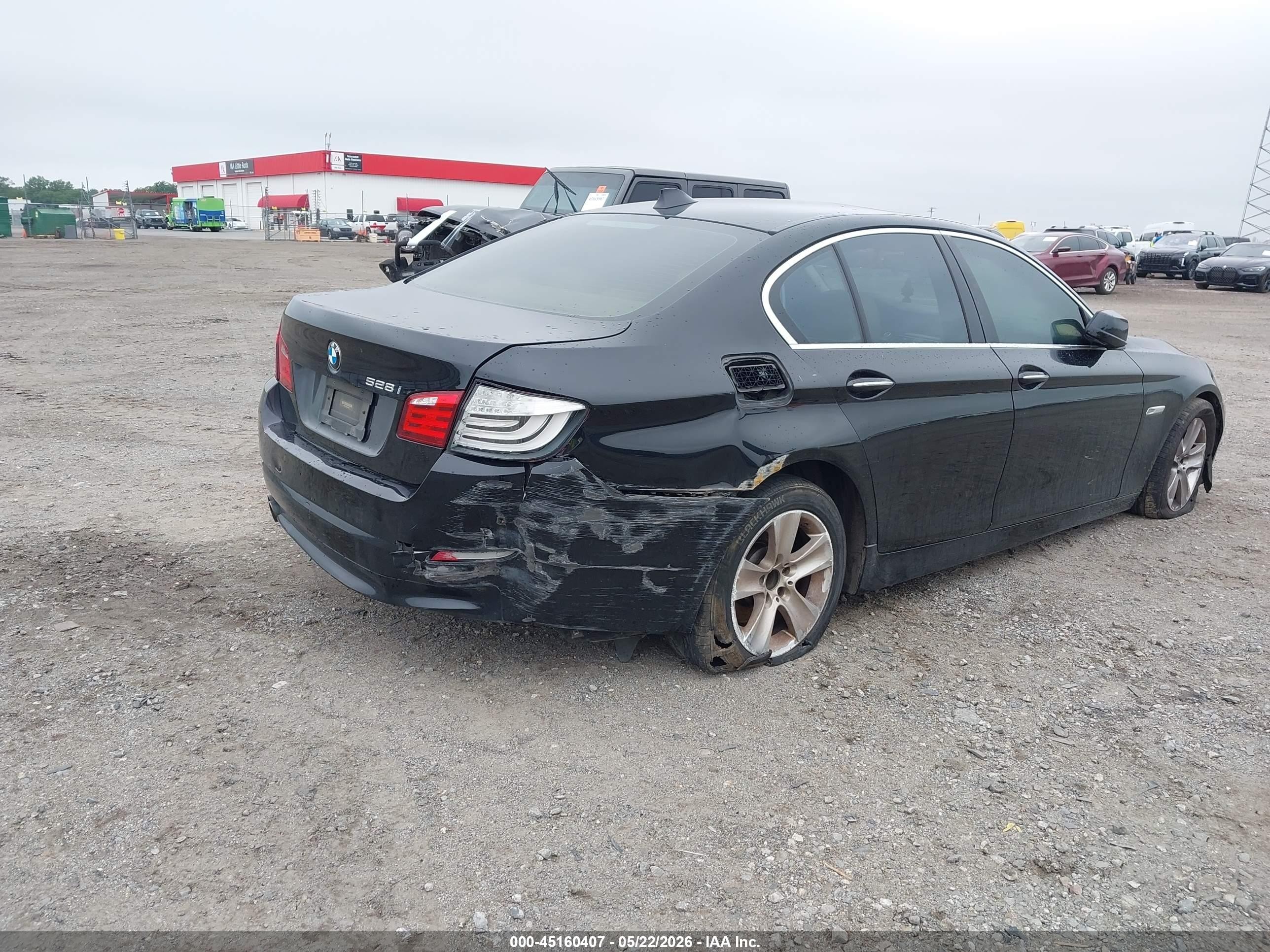 2011 Bmw 528i   Black vin: WBAFR1C55BC749565
