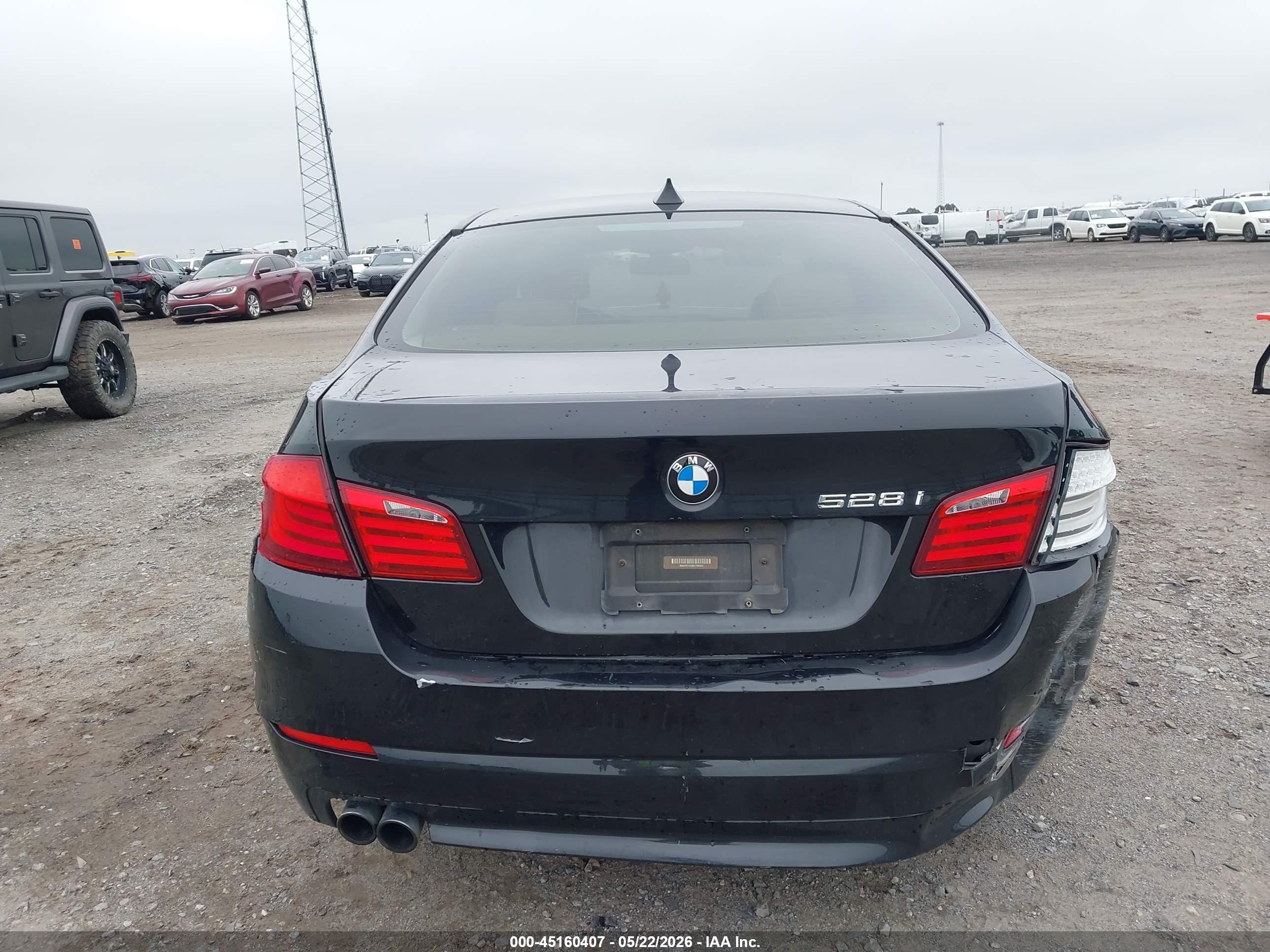 2011 Bmw 528i   Black vin: WBAFR1C55BC749565
