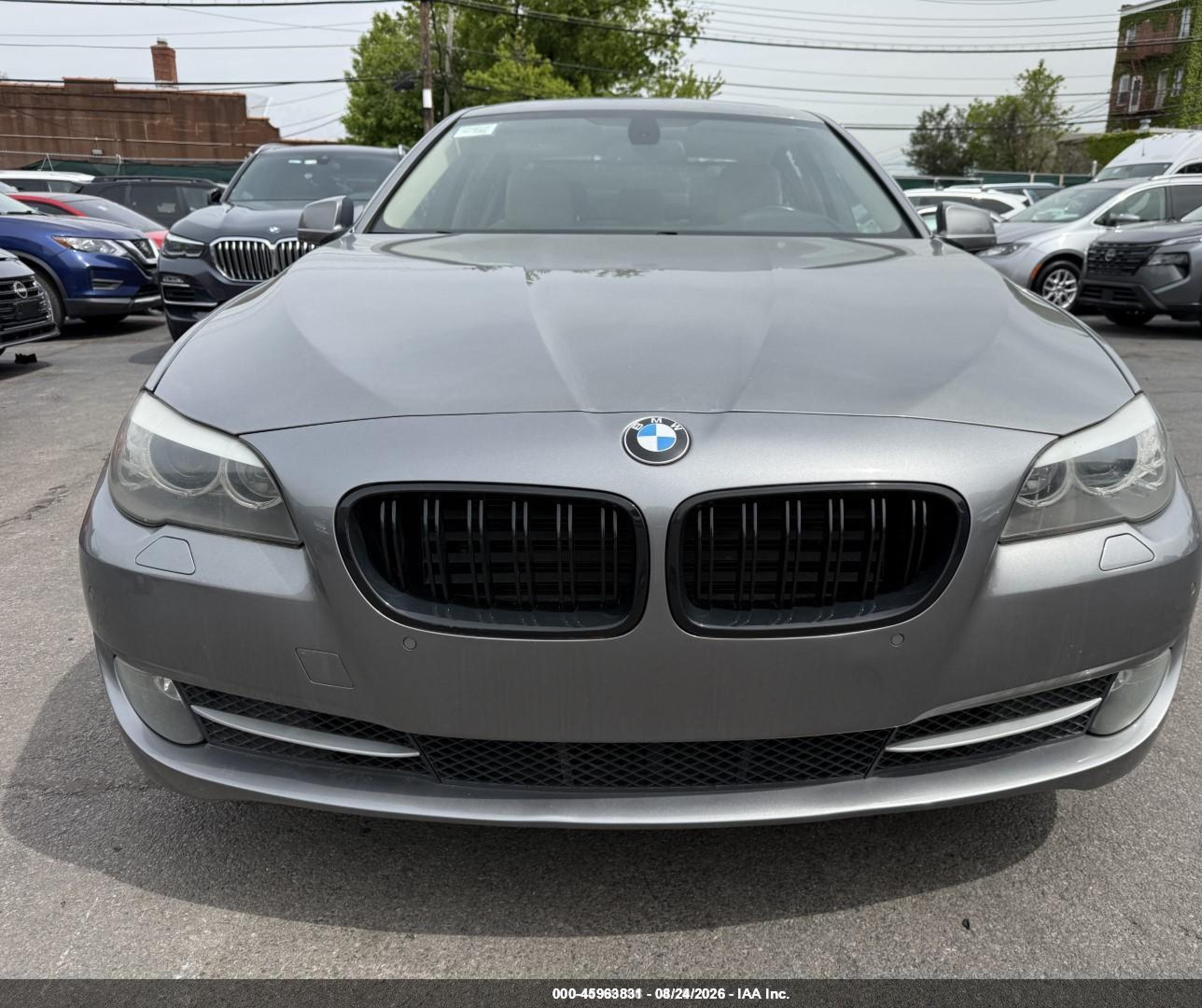 2011 Bmw 528i   Gray vin: WBAFR1C55BDS35015