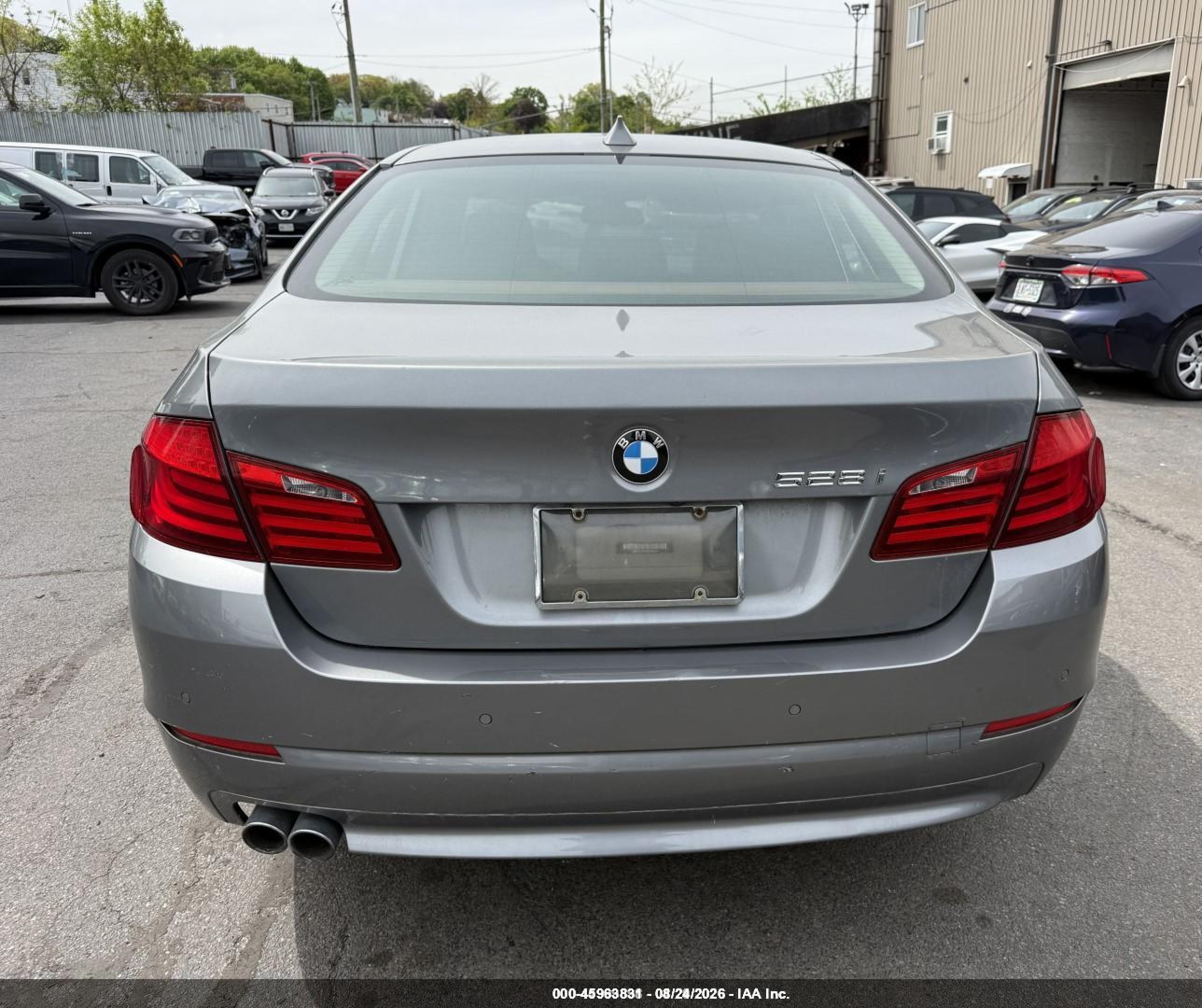 2011 Bmw 528i   Gray vin: WBAFR1C55BDS35015