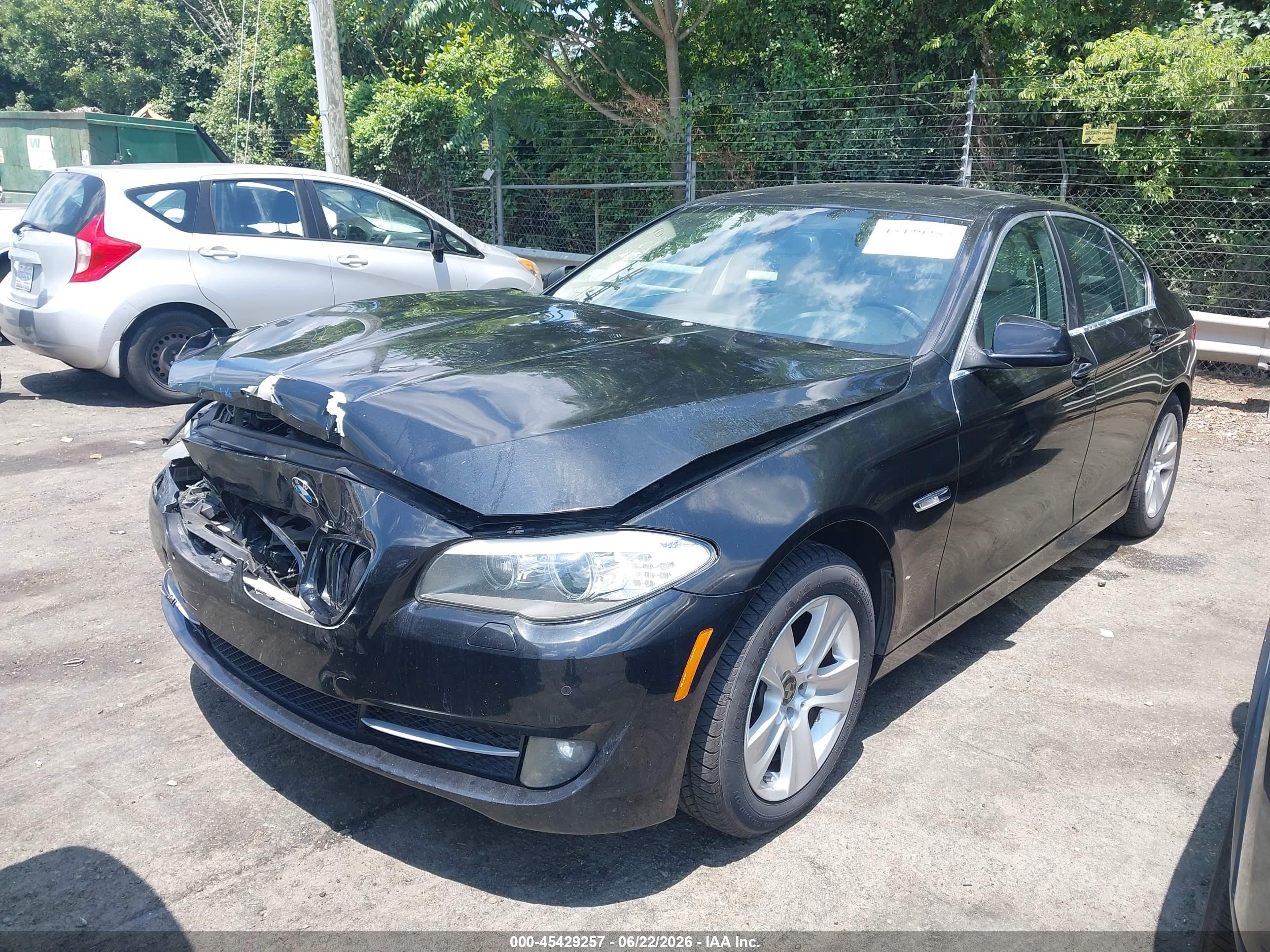 2011 Bmw 528i   Black vin: WBAFR1C55BDV76544