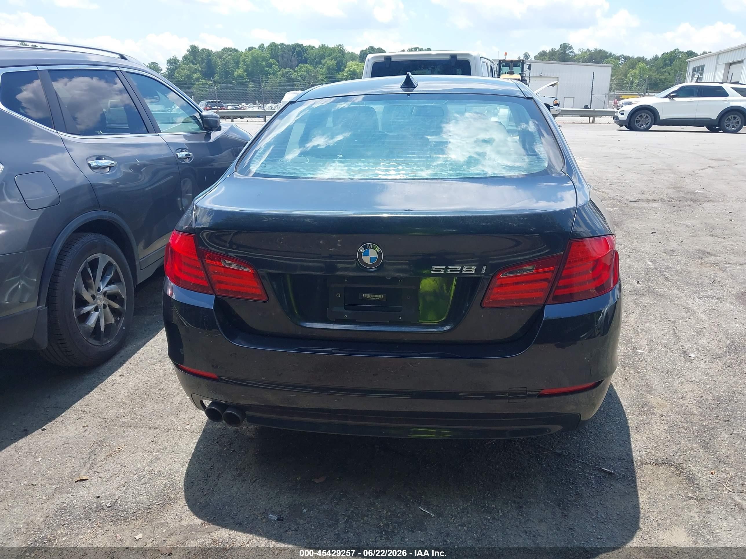 2011 Bmw 528i   Black vin: WBAFR1C55BDV76544