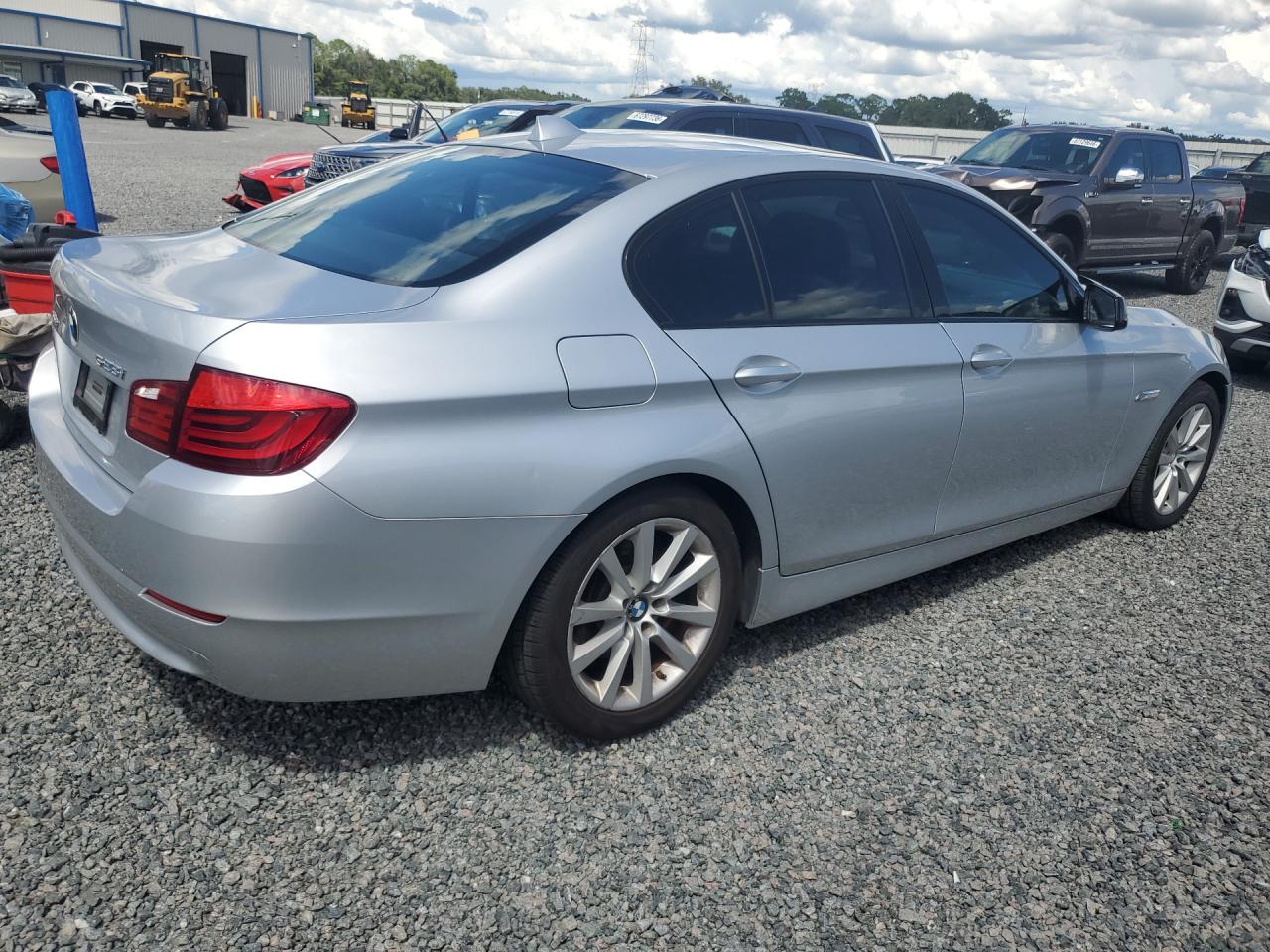 2011 Bmw 528 I Silver vin: WBAFR1C56BC260706