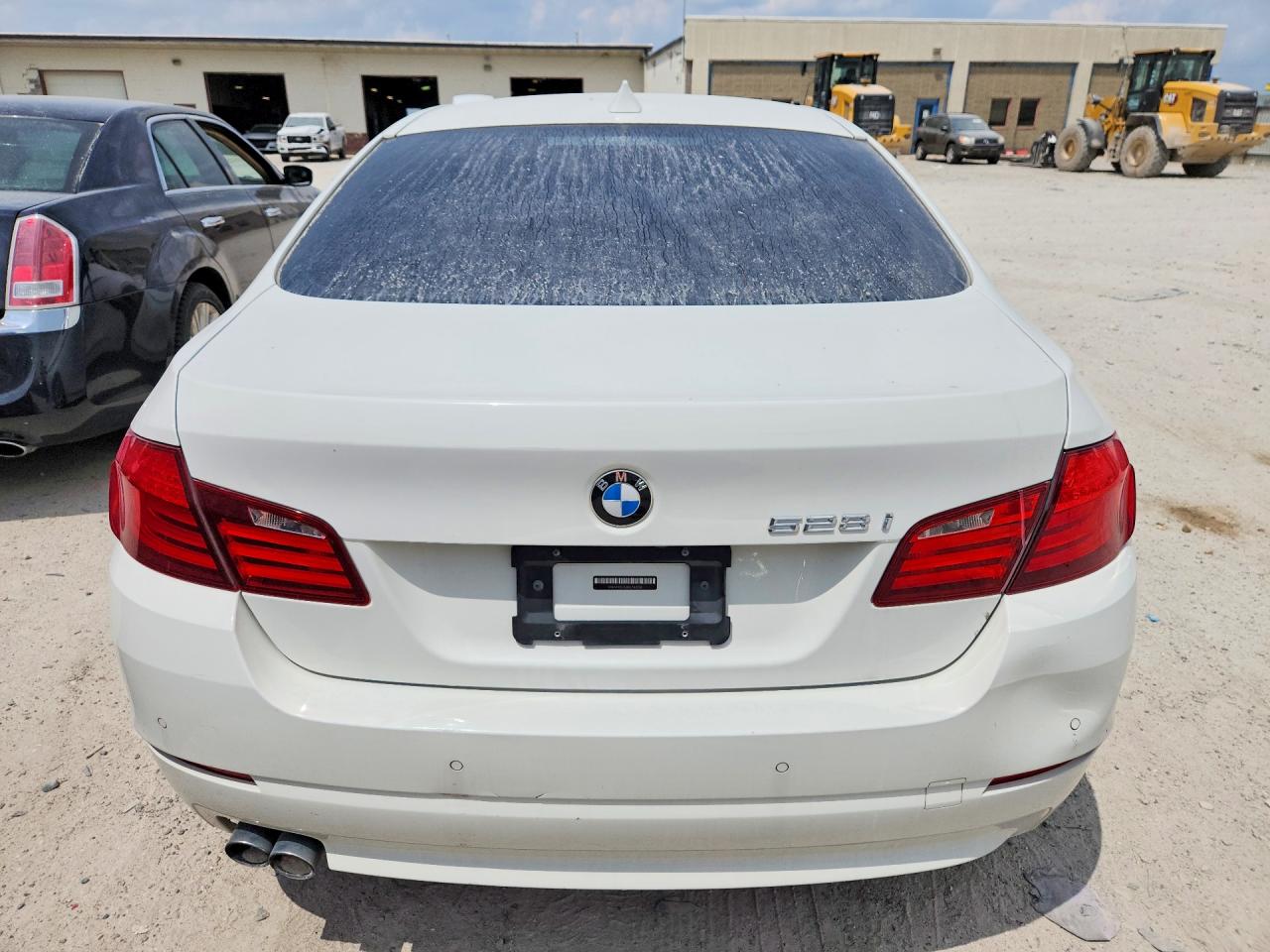 2011 Bmw 528 I White vin: WBAFR1C56BC743726