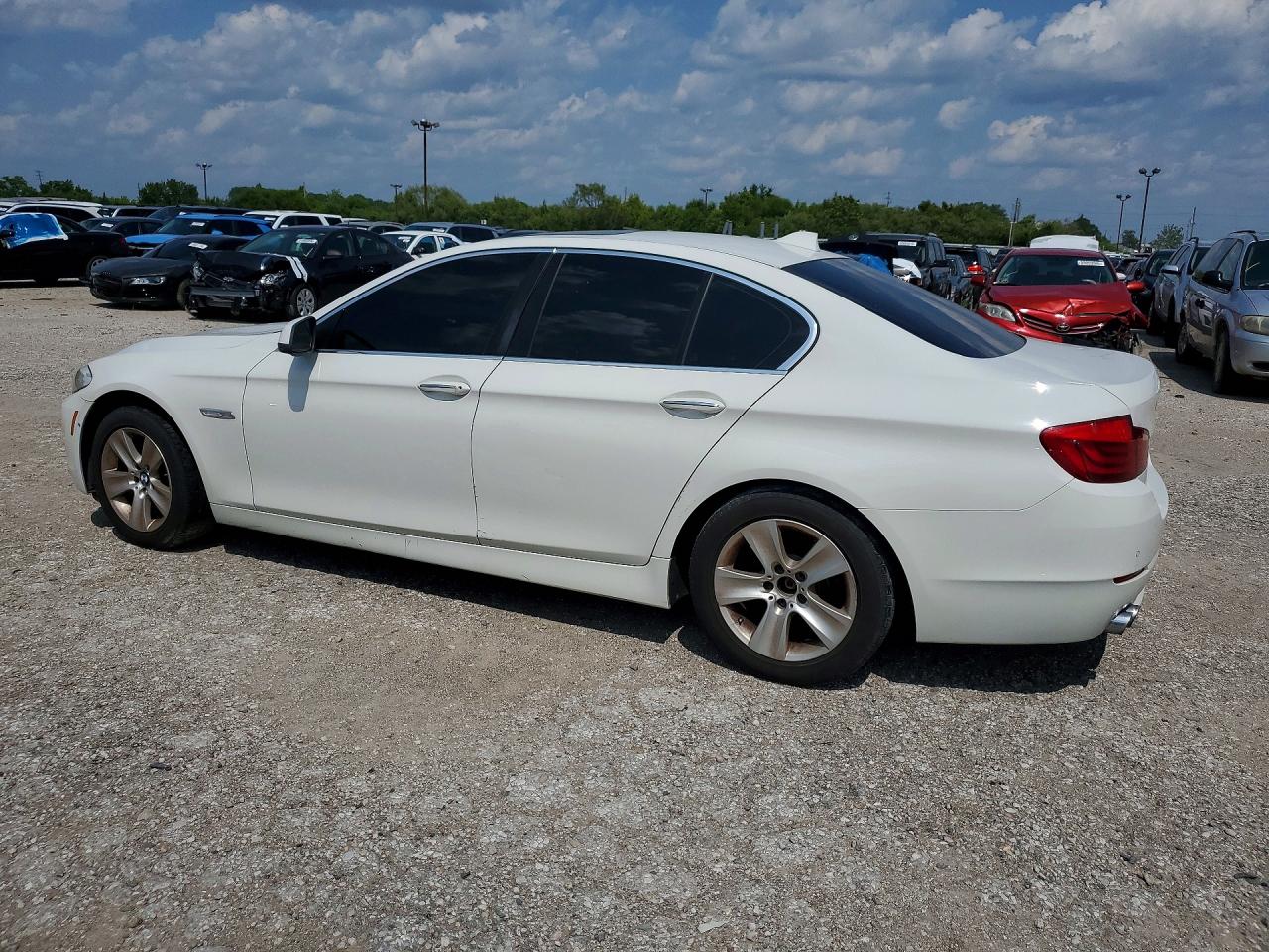 2011 Bmw 528 I White vin: WBAFR1C56BC743726
