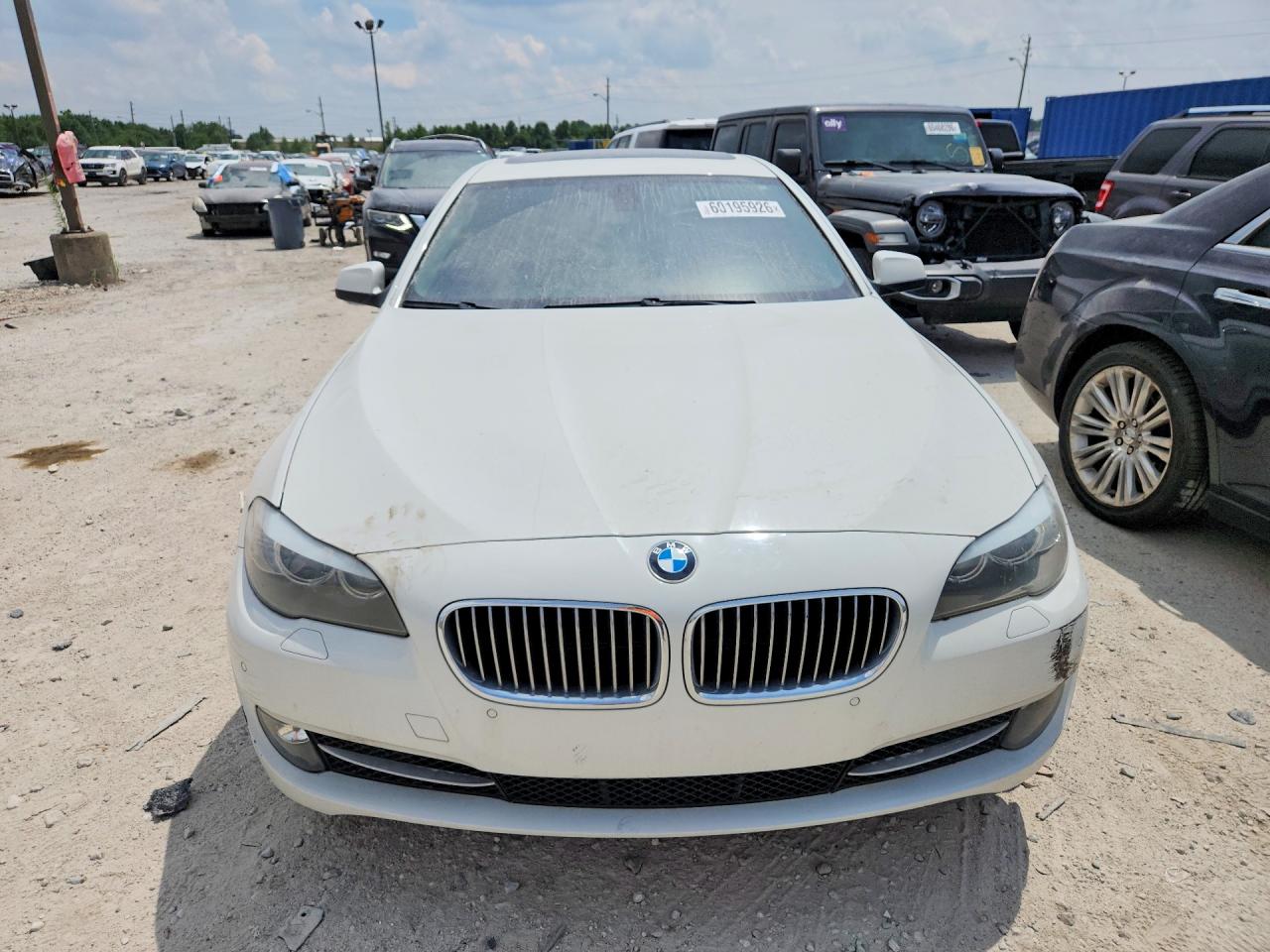 2011 Bmw 528 I White vin: WBAFR1C56BC743726