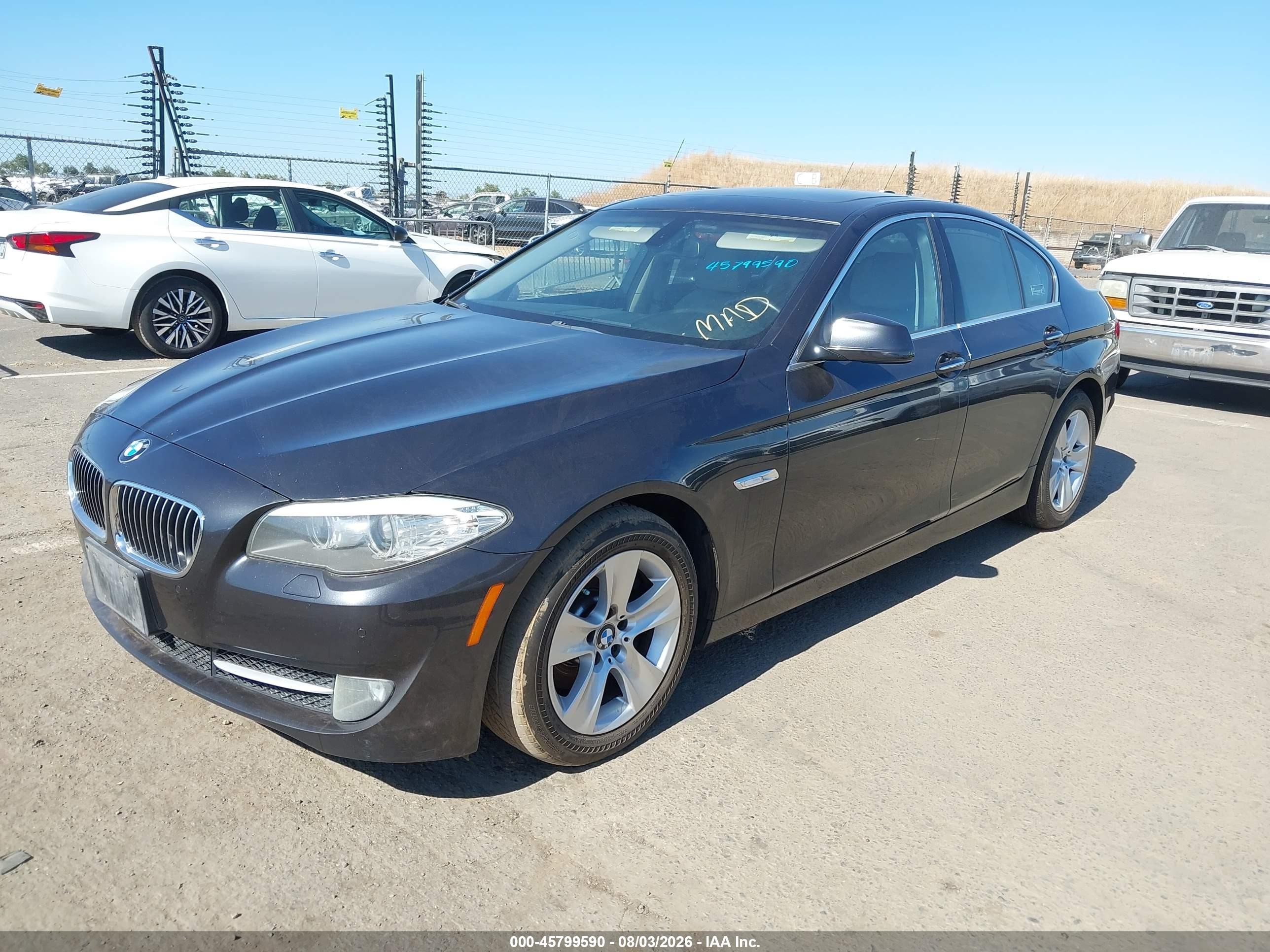 2011 Bmw 528i   Gray vin: WBAFR1C58BC746045