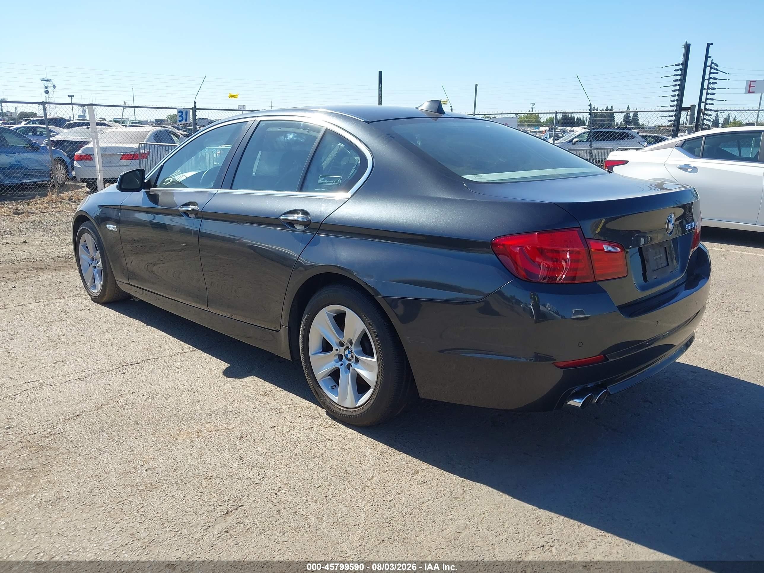2011 Bmw 528i   Gray vin: WBAFR1C58BC746045
