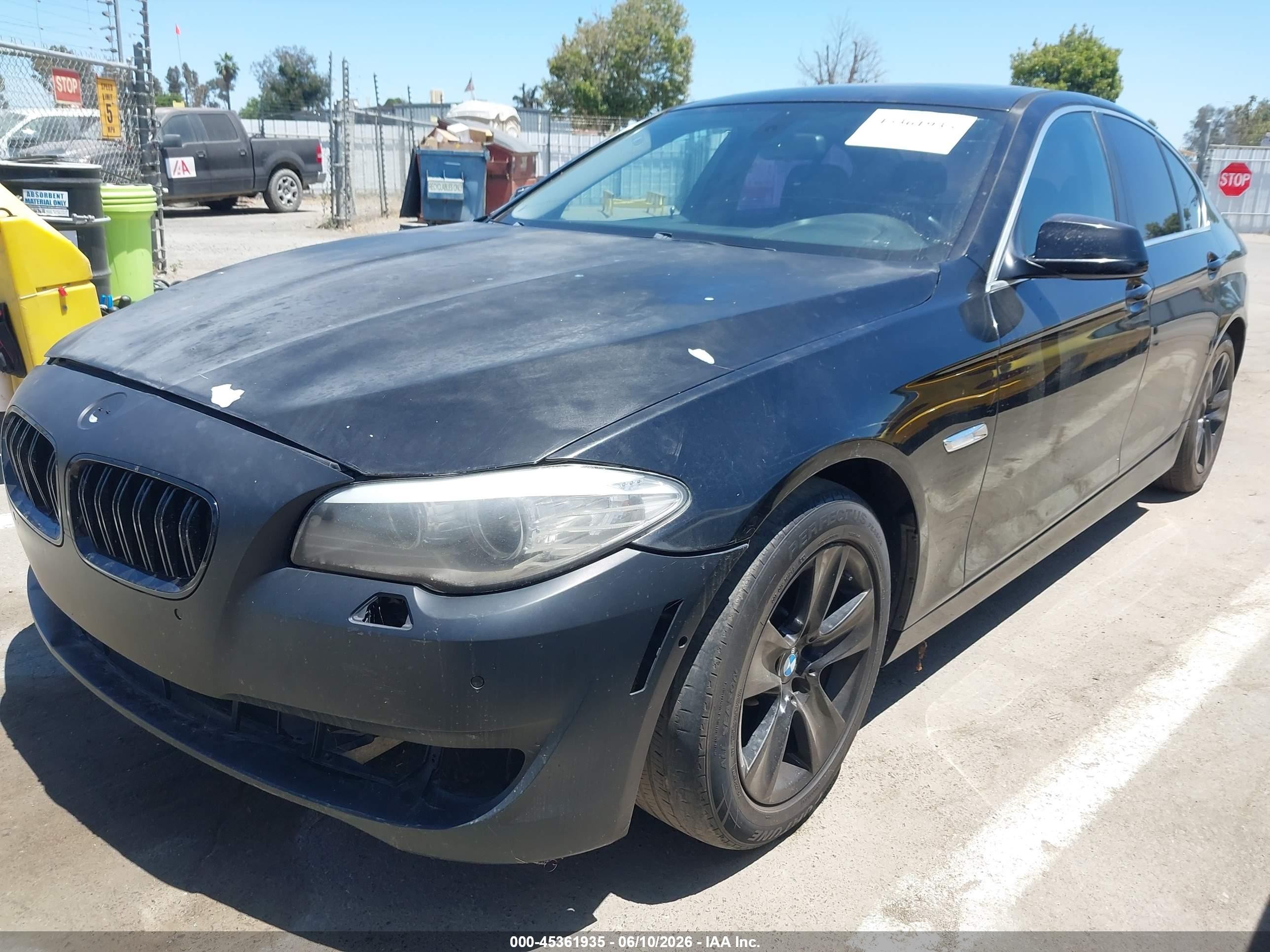 2011 Bmw 528i   Black vin: WBAFR1C58BDS36627