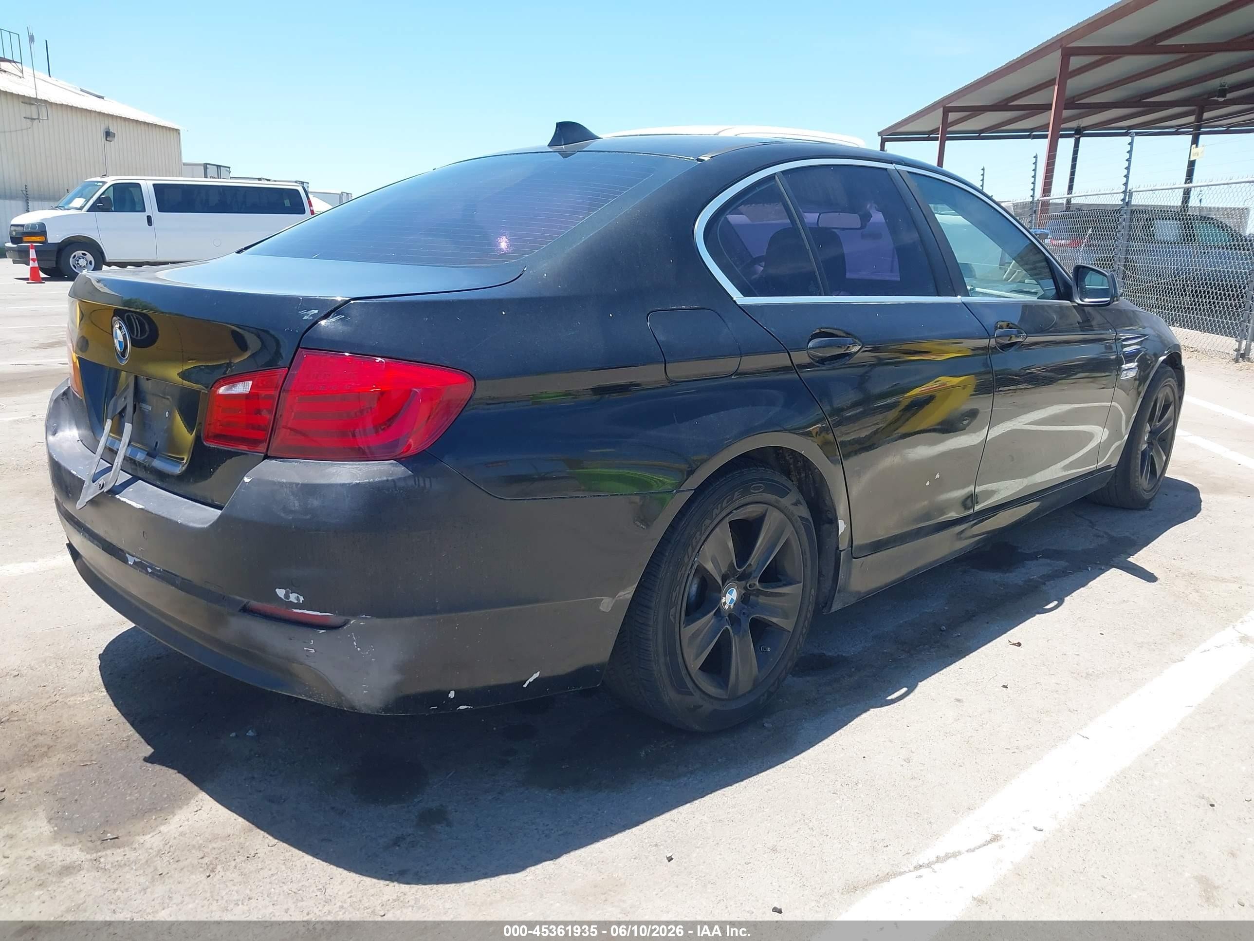 2011 Bmw 528i   Black vin: WBAFR1C58BDS36627