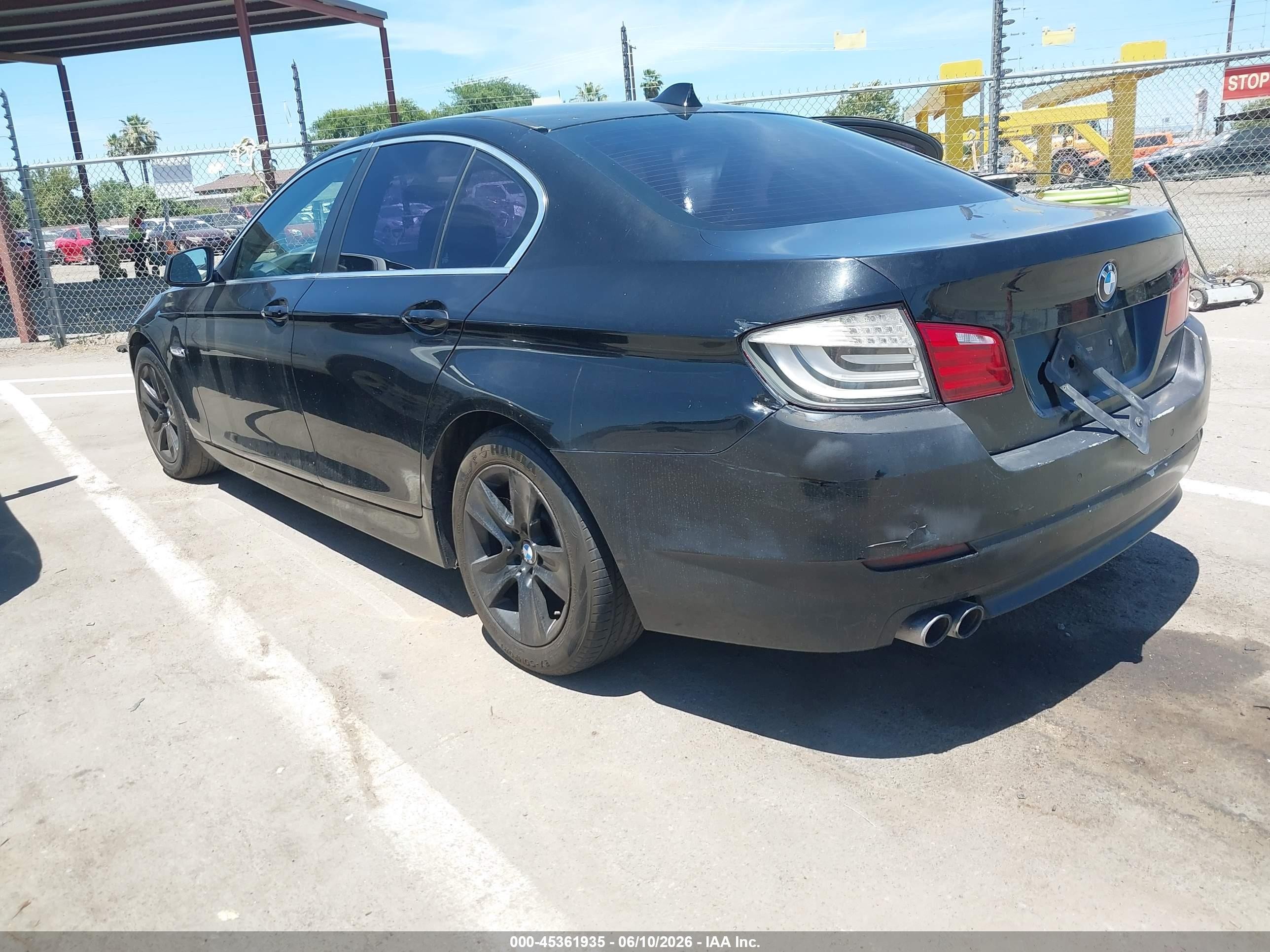 2011 Bmw 528i   Black vin: WBAFR1C58BDS36627