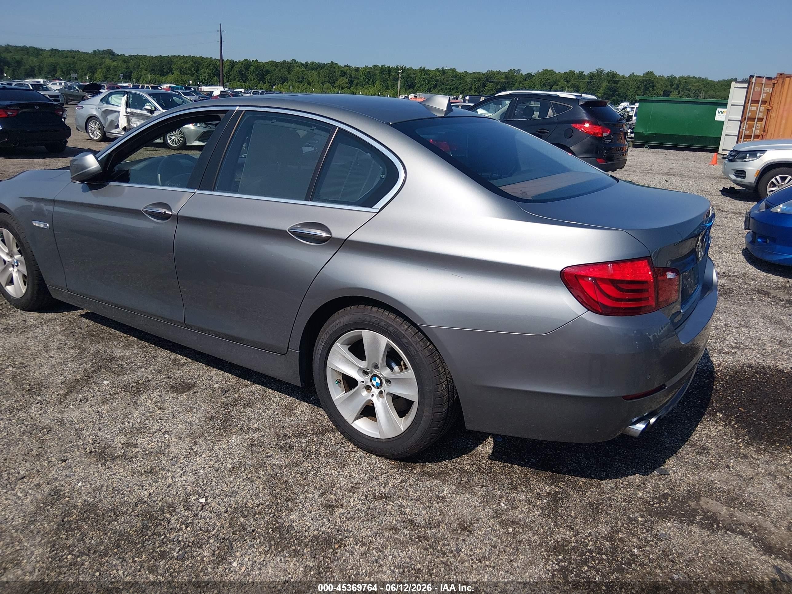 2011 Bmw 528i   Gray vin: WBAFR1C59BC736737