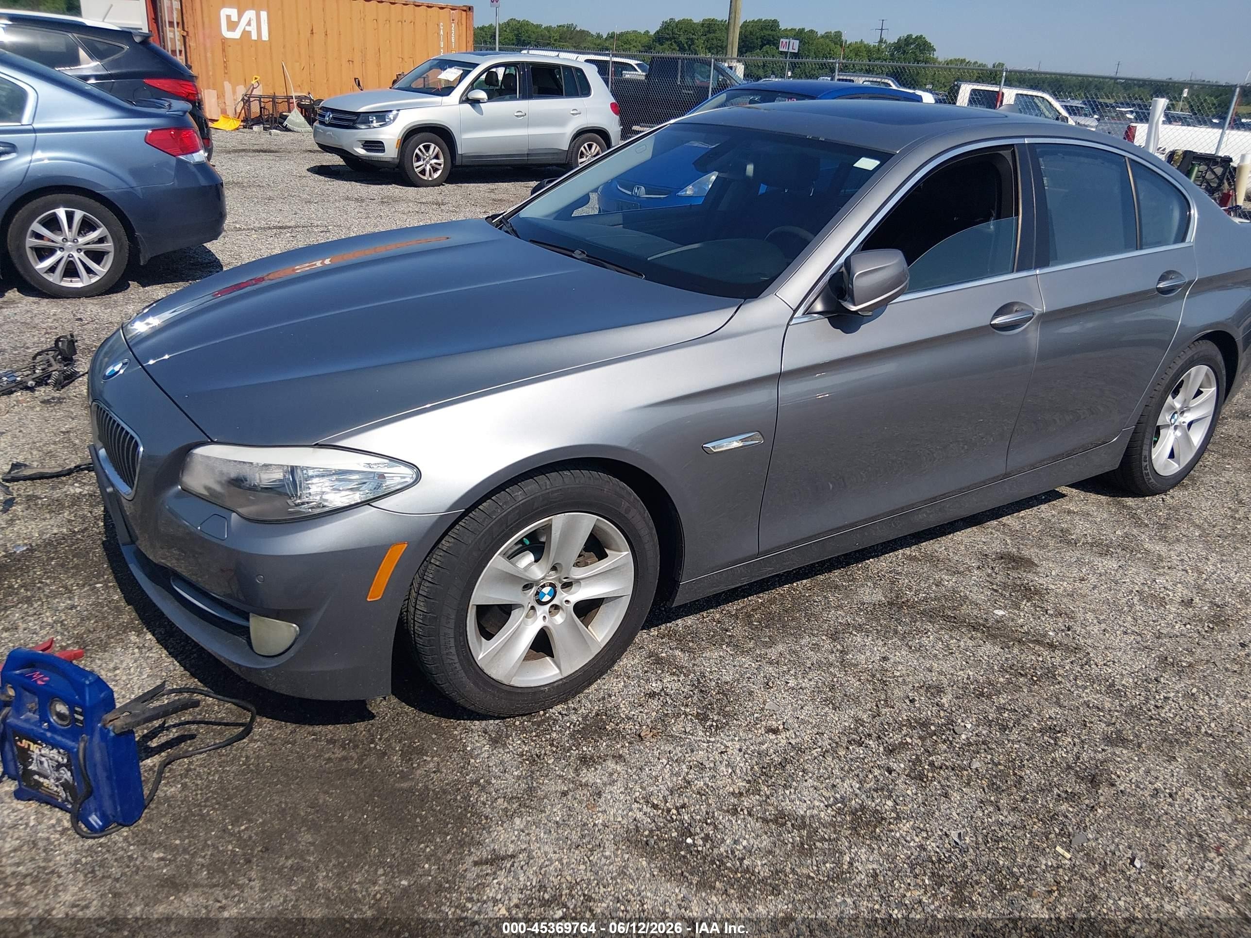 2011 Bmw 528i   Gray vin: WBAFR1C59BC736737