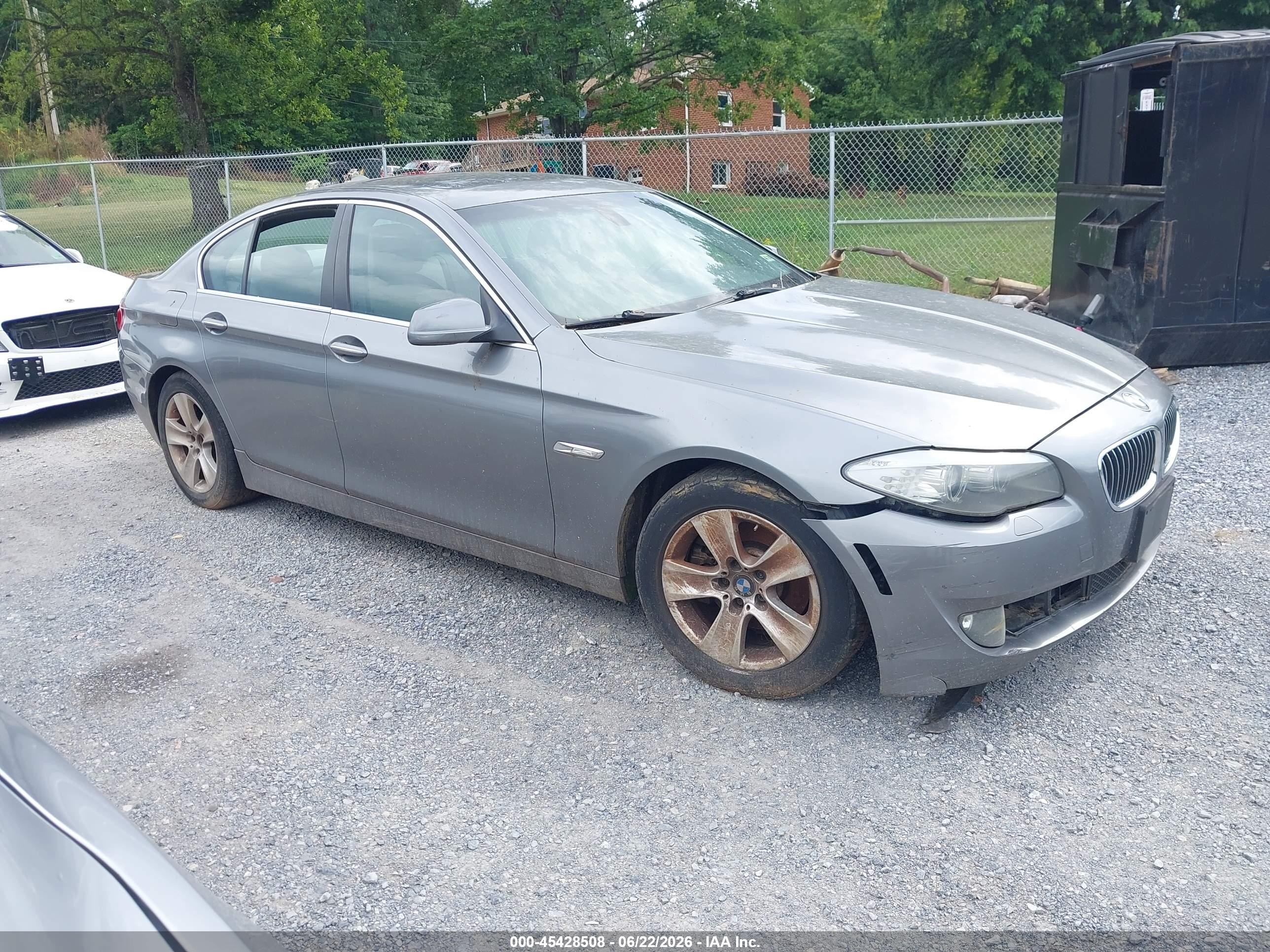 2011 Bmw 528i   Gray vin: WBAFR1C59BC742733