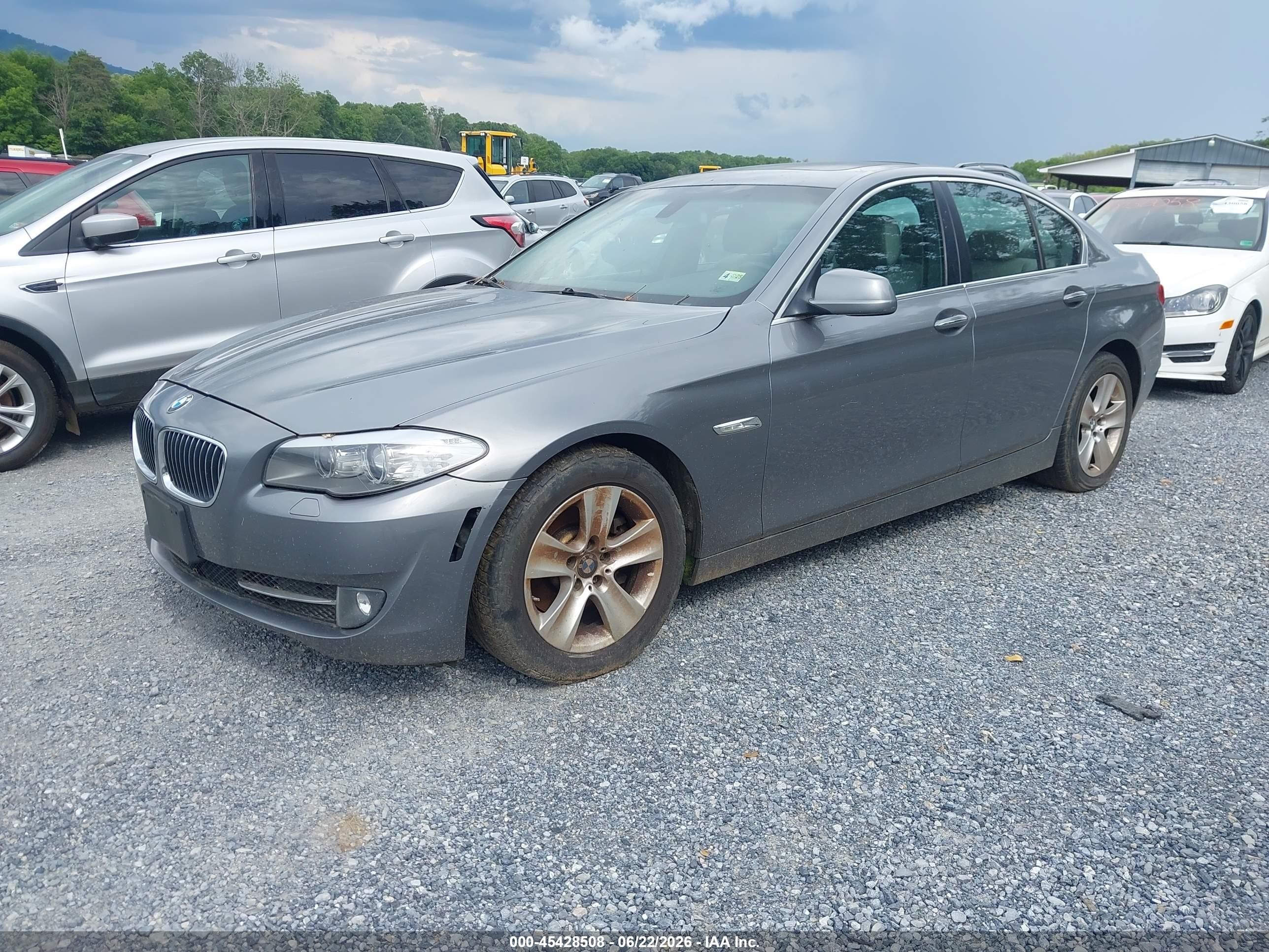 2011 Bmw 528i   Gray vin: WBAFR1C59BC742733